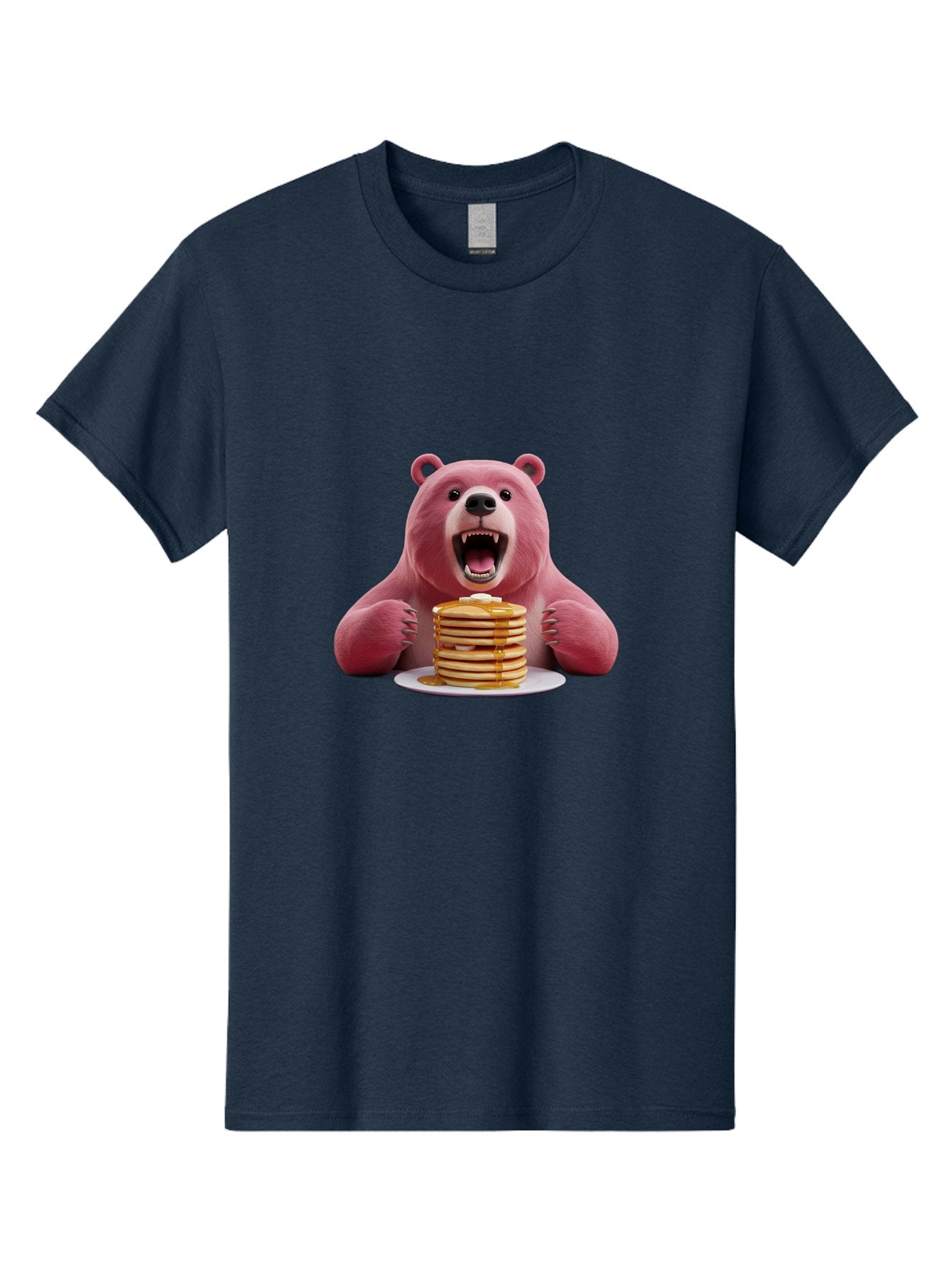 Pink-Bear-Pancakes Men'S Graphic Tee, 100% Cotton, Comfortable Casual Summer Wear, Machine Washable, Vintage Camera, Old Camera, Antique Camera, Black Camera, Classic Photography, Photography Equipment, Nostalgic Device, Film Camera, Bal081