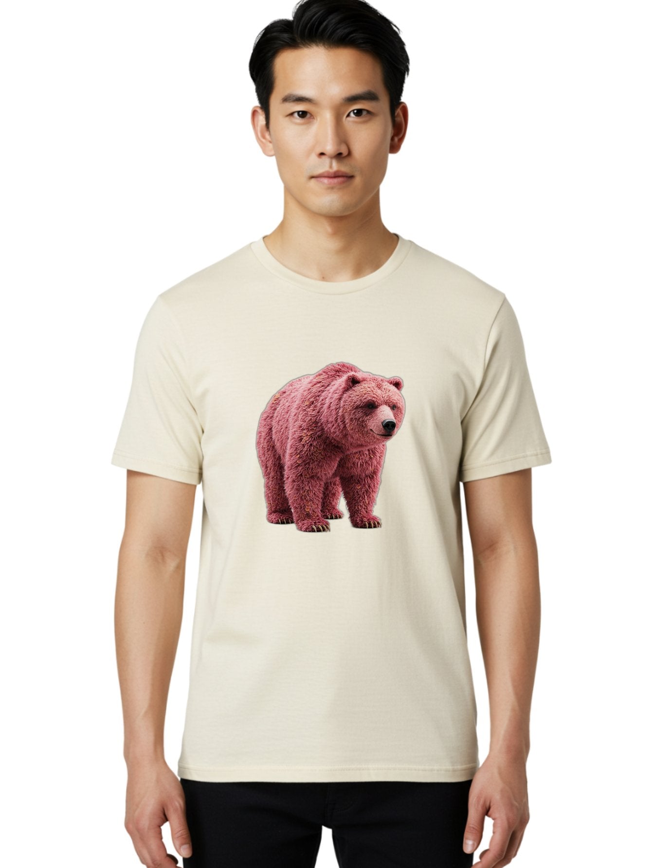 Pink-Bear Men'S Graphic Tee, 100% Cotton, Comfortable Casual Summer Wear, Machine Washable, Vintage Camera, Old Camera, Antique Camera, Black Camera, Classic Photography, Photography Equipment, Nostalgic Device, Film Camera, Camera Art Bal082 16