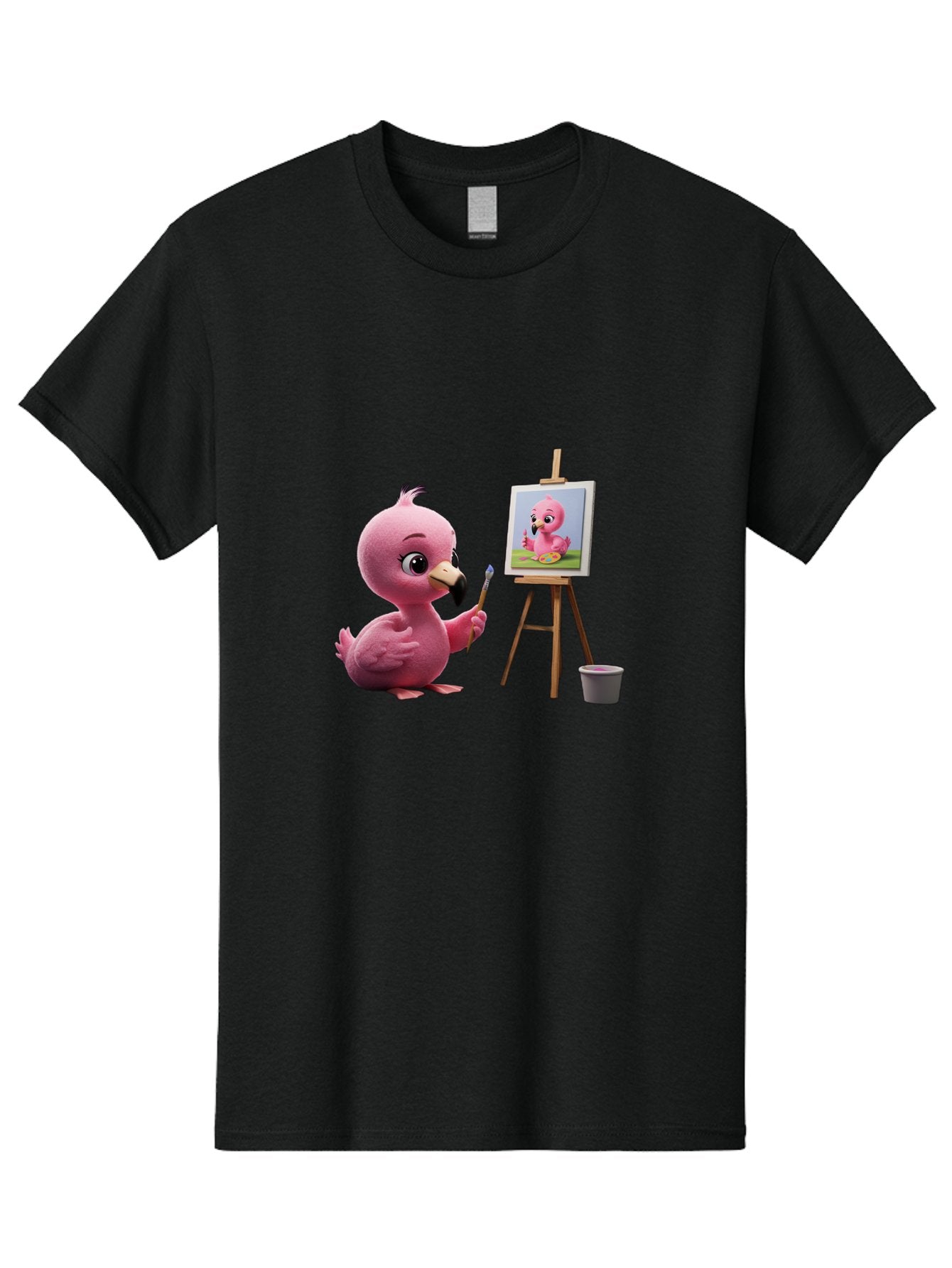 Pink-Bird-Painting Men'S Graphic Tee, 100% Cotton, Comfortable Casual Summer Wear, Machine Washable, Vintage Camera, Old Camera, Antique Camera, Black Camera, Classic Photography, Photography Equipment, Nostalgic Device, Film Camera, Bal083 12