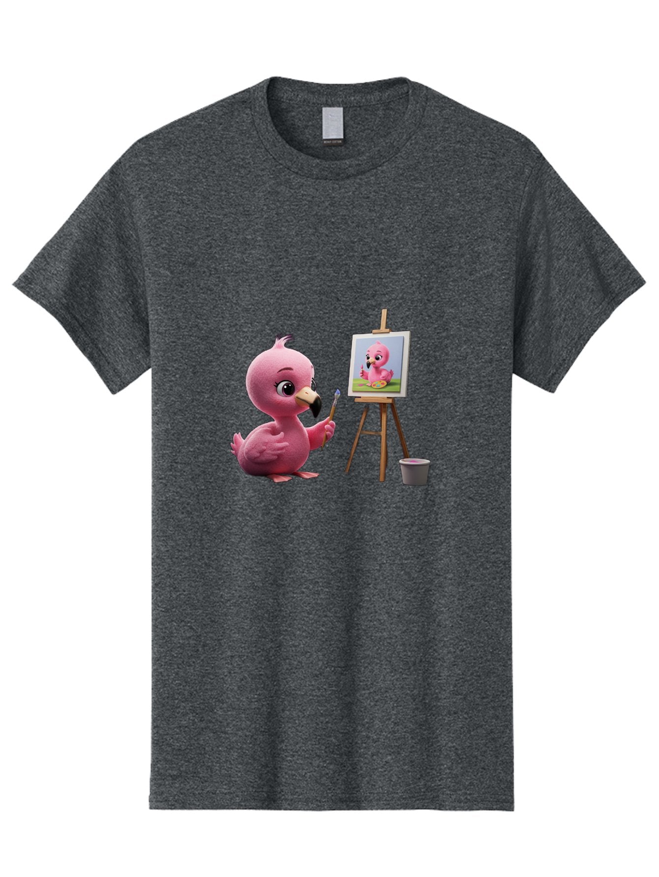 Pink-Bird-Painting Men'S Graphic Tee, 100% Cotton, Comfortable Casual Summer Wear, Machine Washable, Vintage Camera, Old Camera, Antique Camera, Black Camera, Classic Photography, Photography Equipment, Nostalgic Device, Film Camera, Bal083 10
