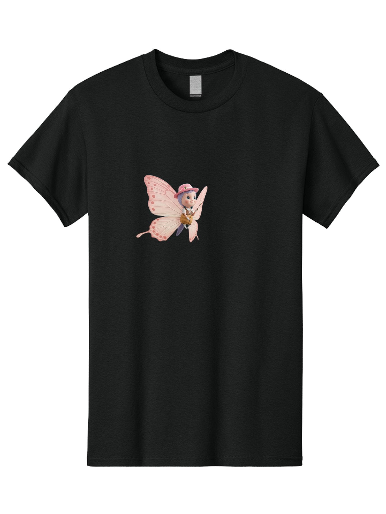 Pink-Butterfly-1 Men'S Graphic Tee, 100% Cotton, Comfortable Casual Summer Wear, Machine Washable, Vintage Camera, Old Camera, Antique Camera, Black Camera, Classic Photography, Photography Equipment, Nostalgic Device, Film Camera, Camera Art Bal086 13