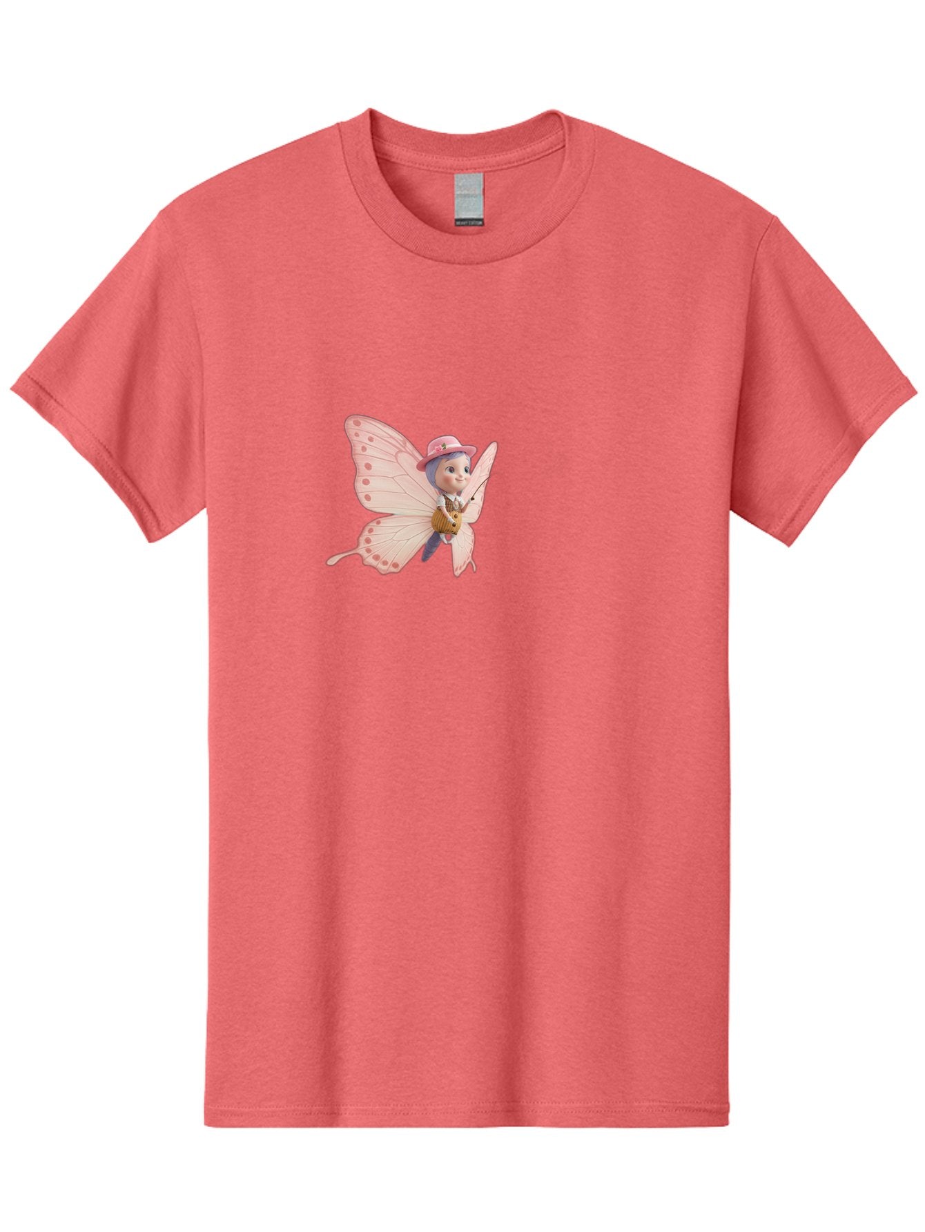 Pink-Butterfly-1 Men'S Graphic Tee, 100% Cotton, Comfortable Casual Summer Wear, Machine Washable, Vintage Camera, Old Camera, Antique Camera, Black Camera, Classic Photography, Photography Equipment, Nostalgic Device, Film Camera, Camera Art Bal086 3