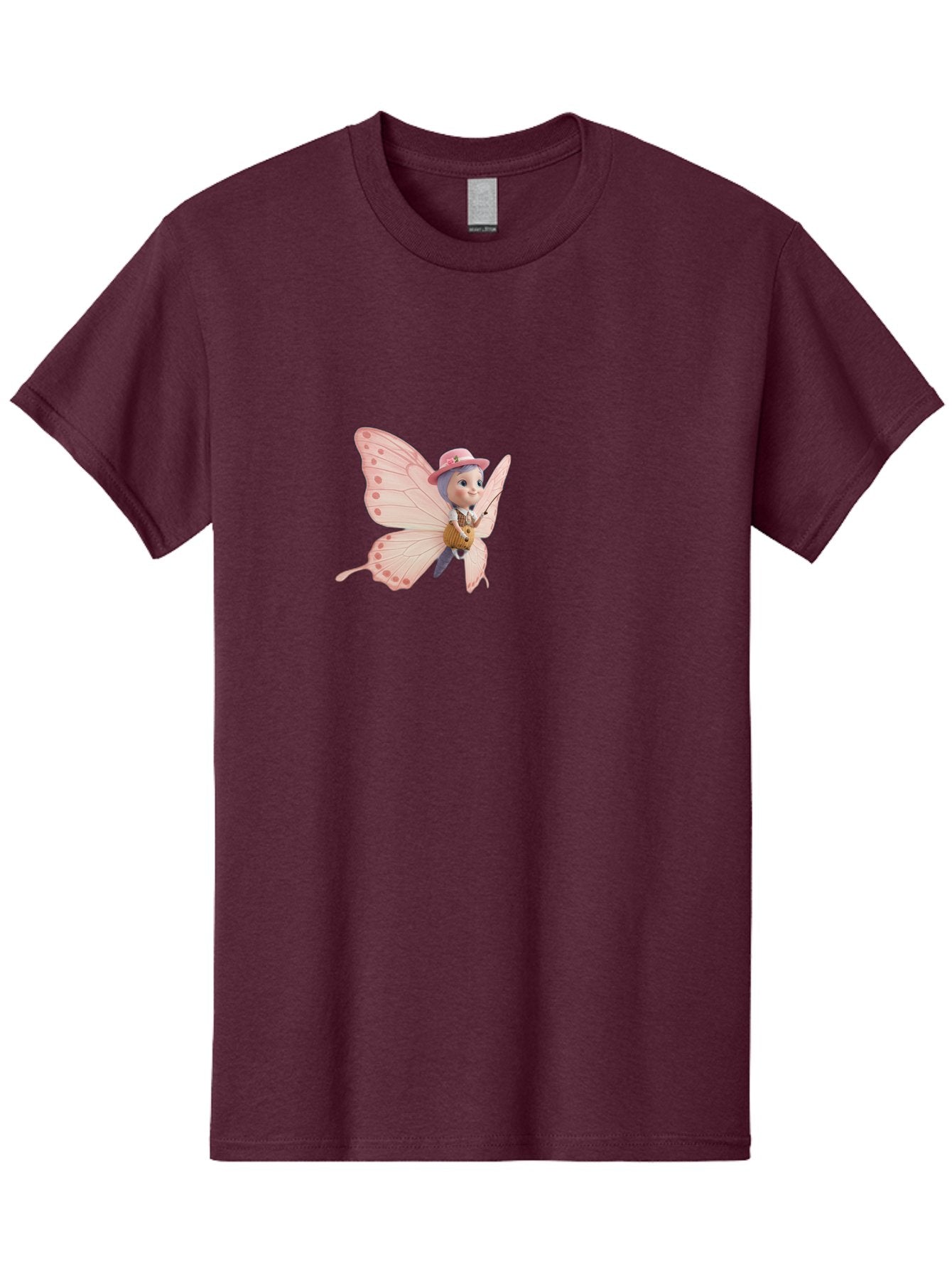 Pink-Butterfly-1 Men'S Graphic Tee, 100% Cotton, Comfortable Casual Summer Wear, Machine Washable, Vintage Camera, Old Camera, Antique Camera, Black Camera, Classic Photography, Photography Equipment, Nostalgic Device, Film Camera, Camera Art Bal086 4