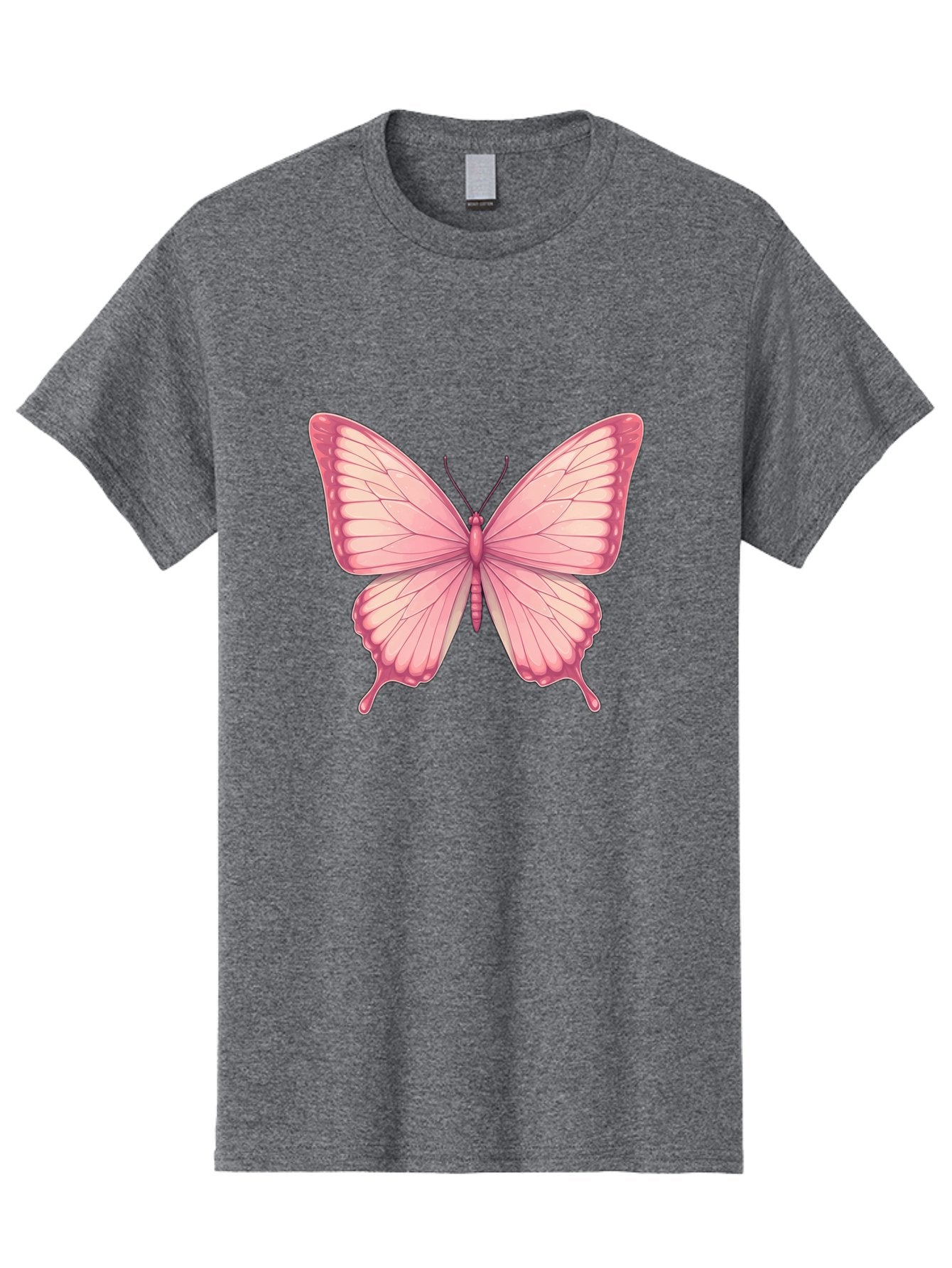 Pink-Butterfly-2 Men'S Graphic Tee, 100% Cotton, Comfortable Casual Summer Wear, Machine Washable, Vintage Camera, Old Camera, Antique Camera, Black Camera, Classic Photography, Photography Equipment, Nostalgic Device, Film Camera, Camera Art Bal087 12