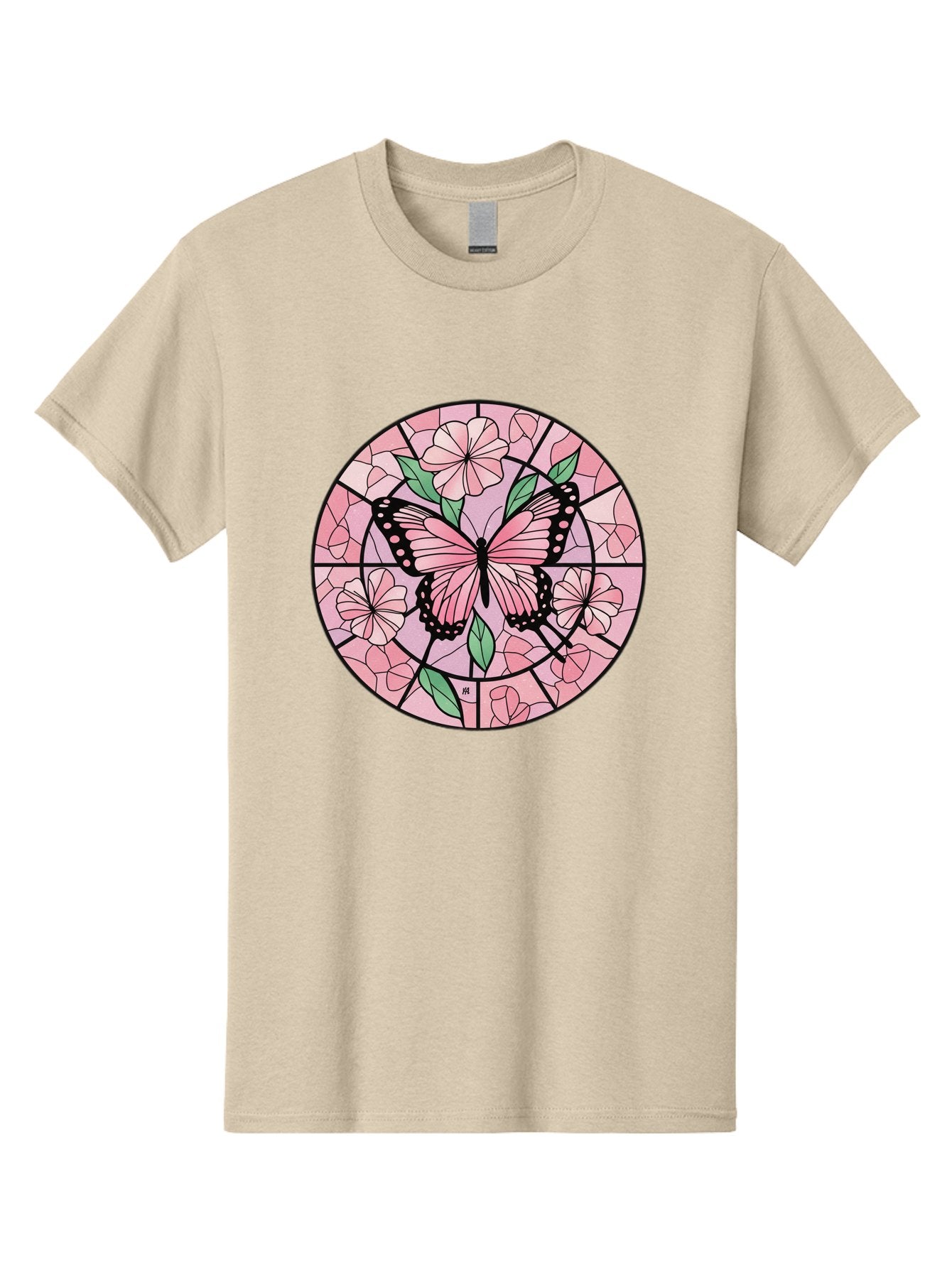 Pink-Butterfly-Stained-Glass Men'S Graphic Tee, 100% Cotton, Comfortable Casual Summer Wear, Machine Washable, Vintage Camera, Old Camera, Antique Camera, Black Camera, Classic Photography, Photography Equipment, Nostalgic Device, Film Camera, Bal088 9