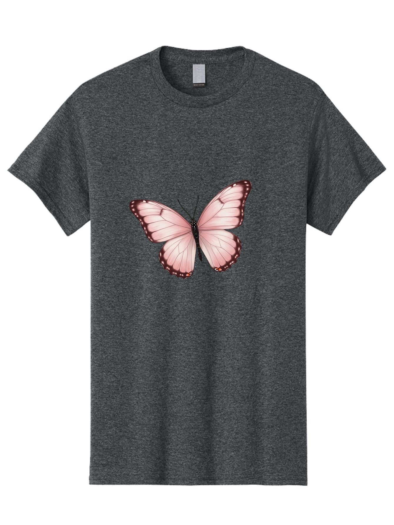 Pink-Butterfly Men'S Graphic Tee, 100% Cotton, Comfortable Casual Summer Wear, Machine Washable, Vintage Camera, Old Camera, Antique Camera, Black Camera, Classic Photography, Photography Equipment, Nostalgic Device, Film Camera, Camera Art Bal089