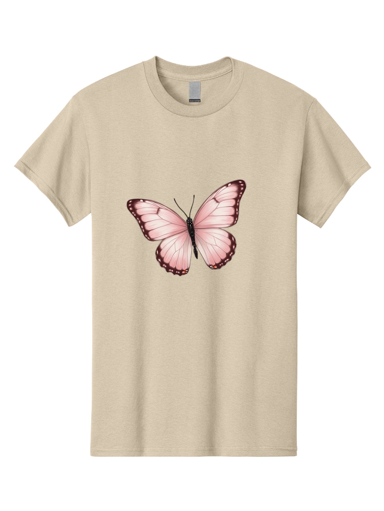 Pink-Butterfly Men'S Graphic Tee, 100% Cotton, Comfortable Casual Summer Wear, Machine Washable, Vintage Camera, Old Camera, Antique Camera, Black Camera, Classic Photography, Photography Equipment, Nostalgic Device, Film Camera, Camera Art Bal089