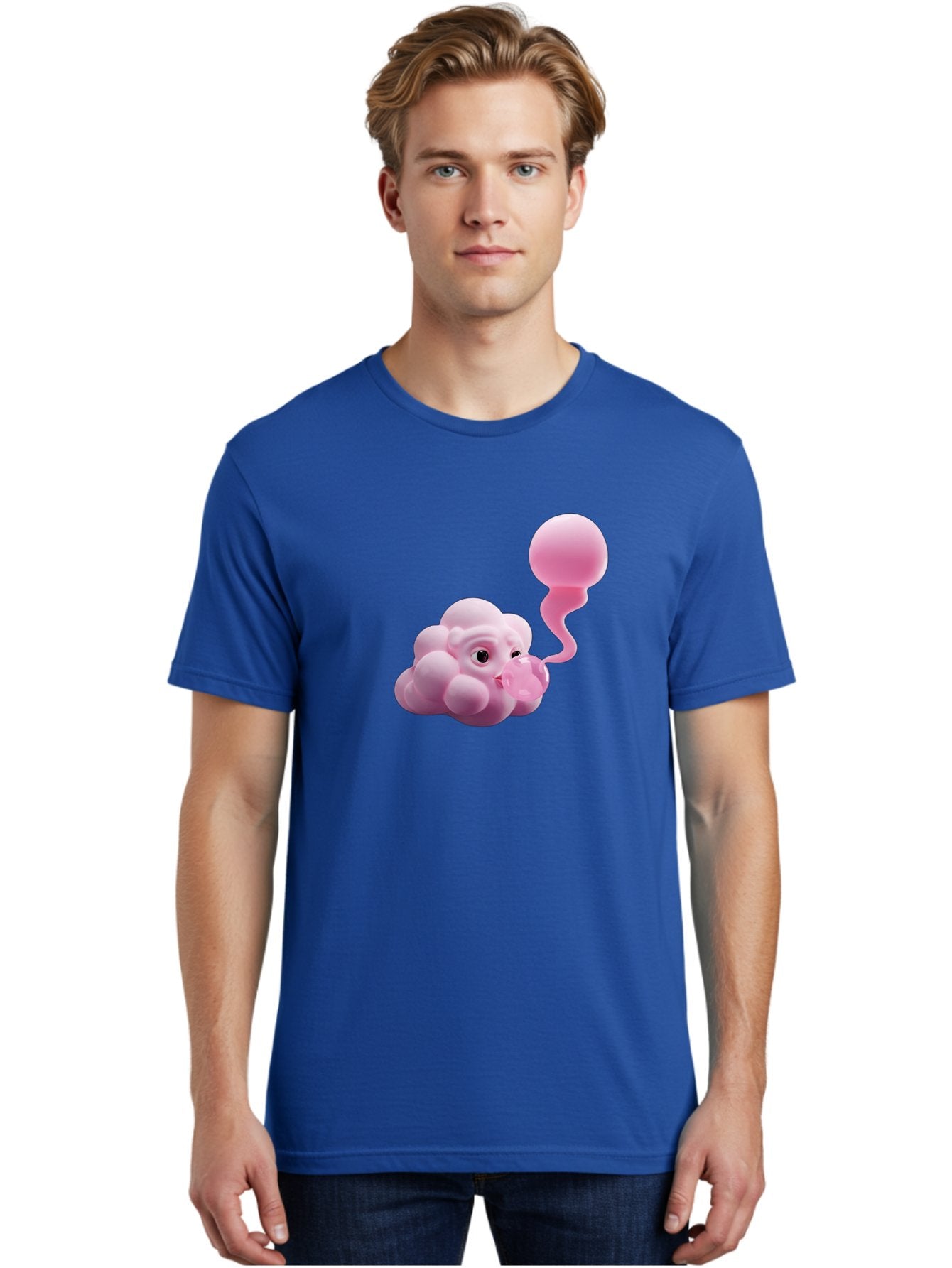 Pink-Cloud-Balloon Men'S Graphic Tee, 100% Cotton, Comfortable Casual Summer Wear, Machine Washable, Vintage Camera, Old Camera, Antique Camera, Black Camera, Classic Photography, Photography Equipment, Nostalgic Device, Film Camera, Bal091 17