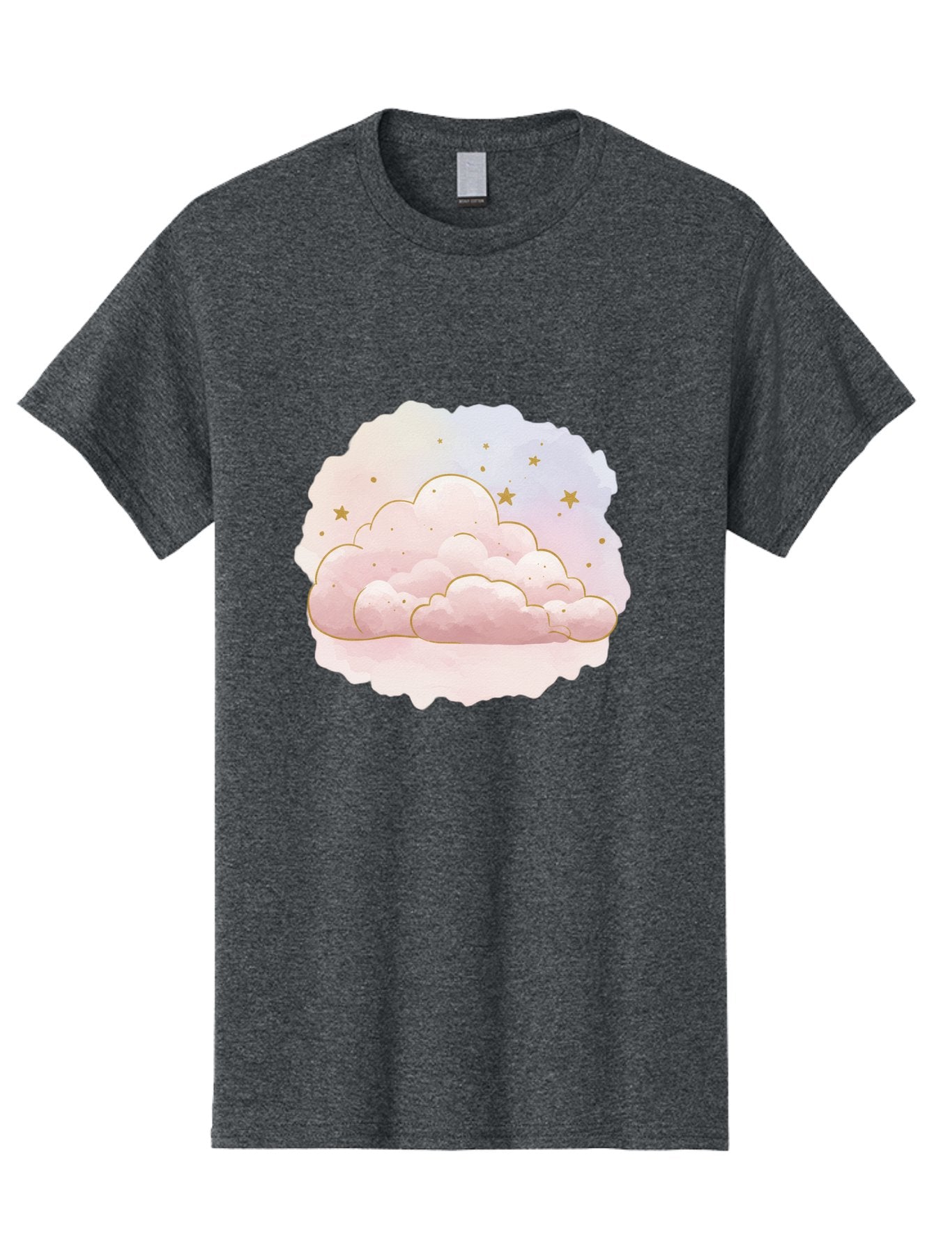 Pink-Clouds-Stars Men'S Graphic Tee, 100% Cotton, Comfortable Casual Summer Wear, Machine Washable, Vintage Camera, Old Camera, Antique Camera, Black Camera, Classic Photography, Photography Equipment, Nostalgic Device, Film Camera, Camera Art Bal092