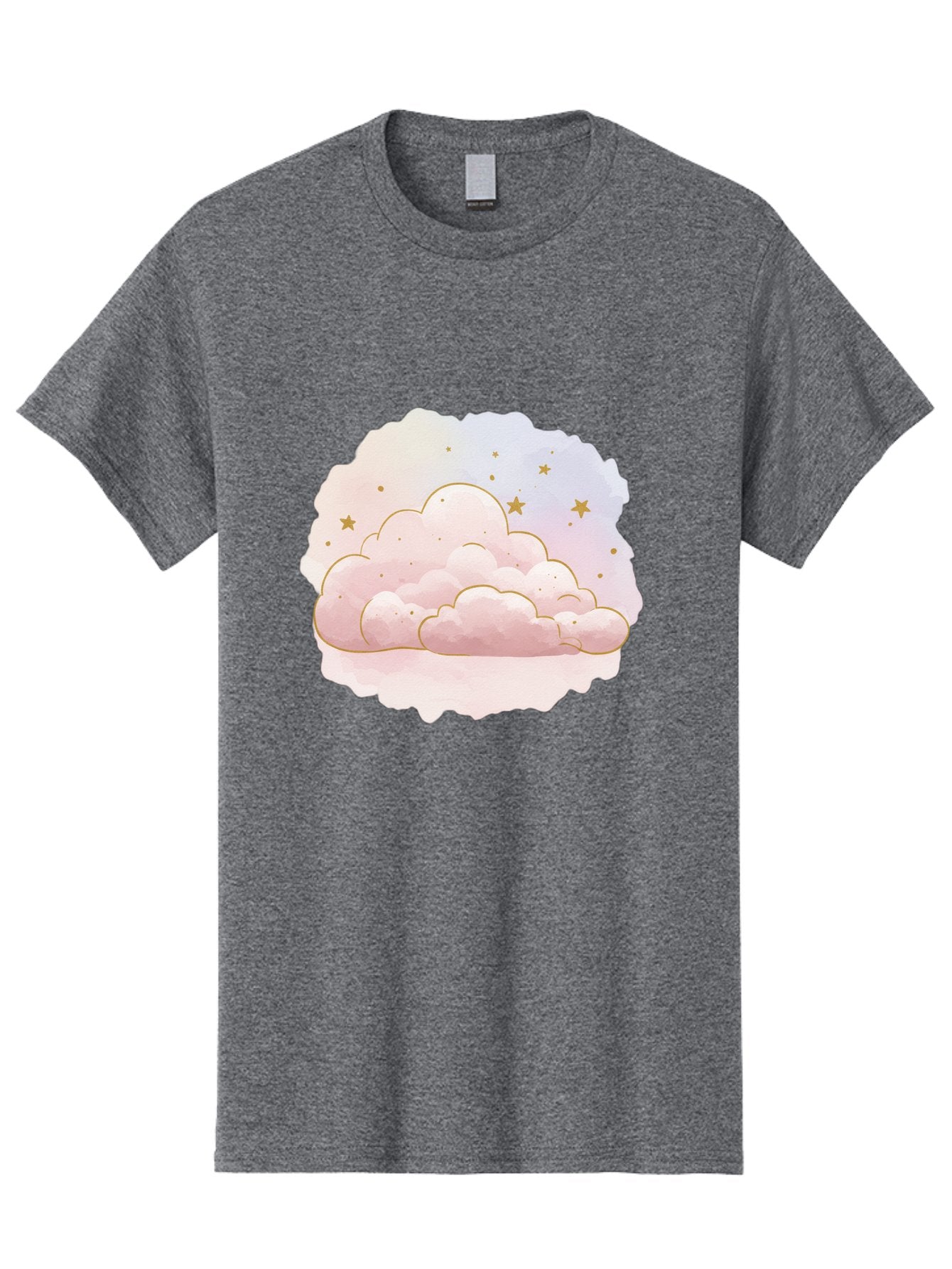 Pink-Clouds-Stars Men'S Graphic Tee, 100% Cotton, Comfortable Casual Summer Wear, Machine Washable, Vintage Camera, Old Camera, Antique Camera, Black Camera, Classic Photography, Photography Equipment, Nostalgic Device, Film Camera, Camera Art Bal092 5