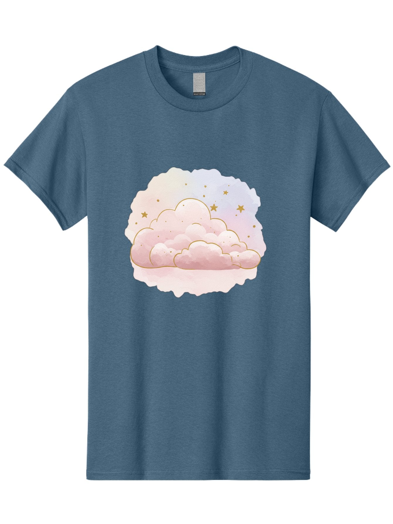 Pink-Clouds-Stars Men'S Graphic Tee, 100% Cotton, Comfortable Casual Summer Wear, Machine Washable, Vintage Camera, Old Camera, Antique Camera, Black Camera, Classic Photography, Photography Equipment, Nostalgic Device, Film Camera, Camera Art Bal092 9