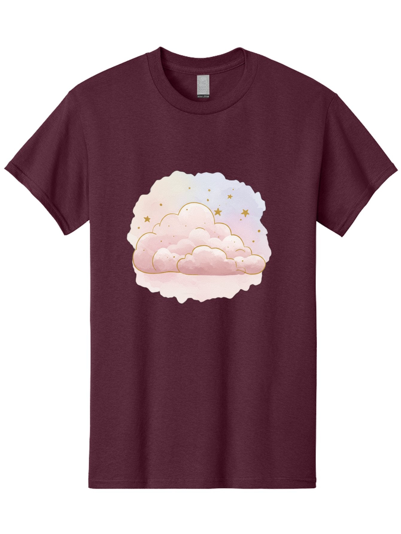 Pink-Clouds-Stars Men'S Graphic Tee, 100% Cotton, Comfortable Casual Summer Wear, Machine Washable, Vintage Camera, Old Camera, Antique Camera, Black Camera, Classic Photography, Photography Equipment, Nostalgic Device, Film Camera, Camera Art Bal092 13