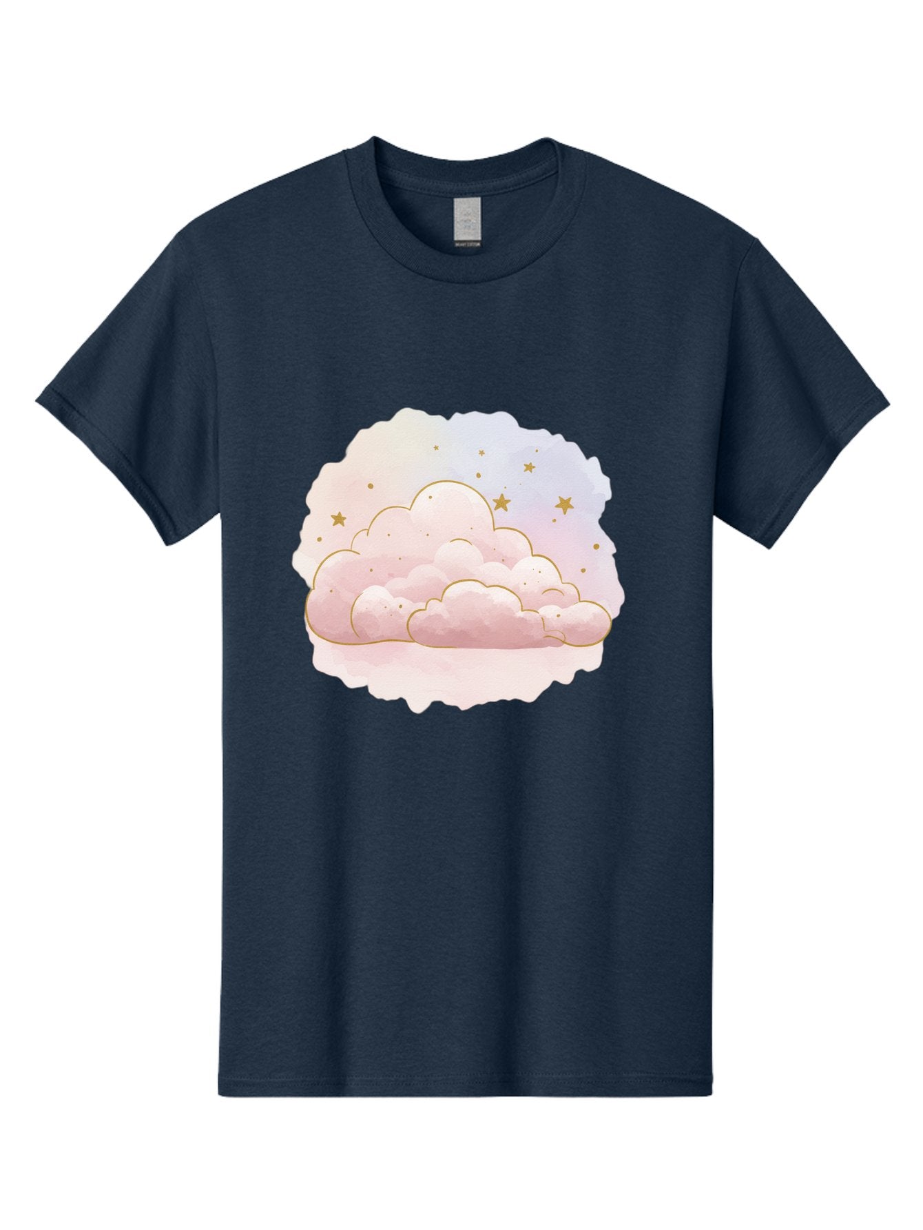 Pink-Clouds-Stars Men'S Graphic Tee, 100% Cotton, Comfortable Casual Summer Wear, Machine Washable, Vintage Camera, Old Camera, Antique Camera, Black Camera, Classic Photography, Photography Equipment, Nostalgic Device, Film Camera, Camera Art Bal092 6