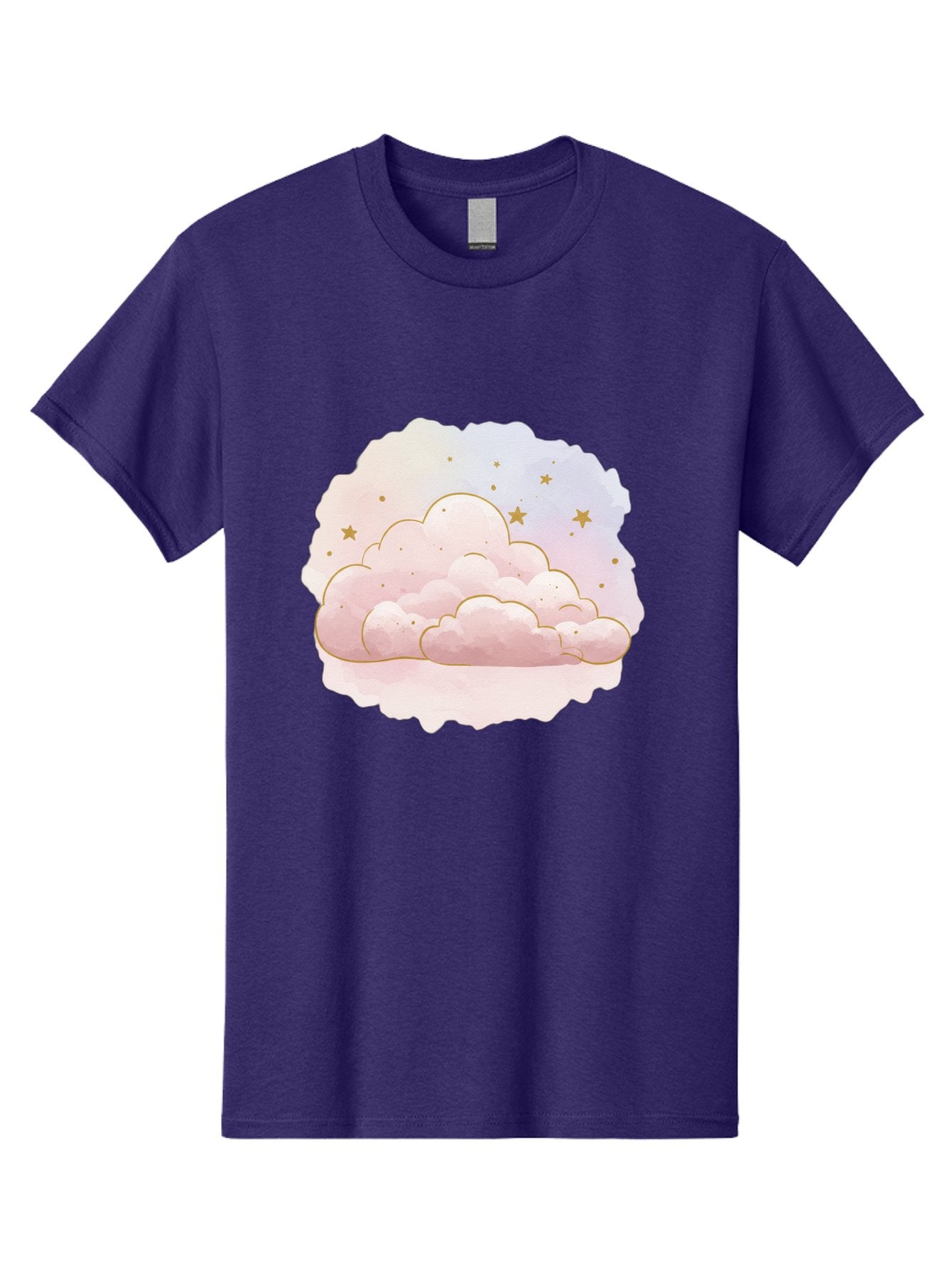 Pink-Clouds-Stars Men'S Graphic Tee, 100% Cotton, Comfortable Casual Summer Wear, Machine Washable, Vintage Camera, Old Camera, Antique Camera, Black Camera, Classic Photography, Photography Equipment, Nostalgic Device, Film Camera, Camera Art Bal092 7