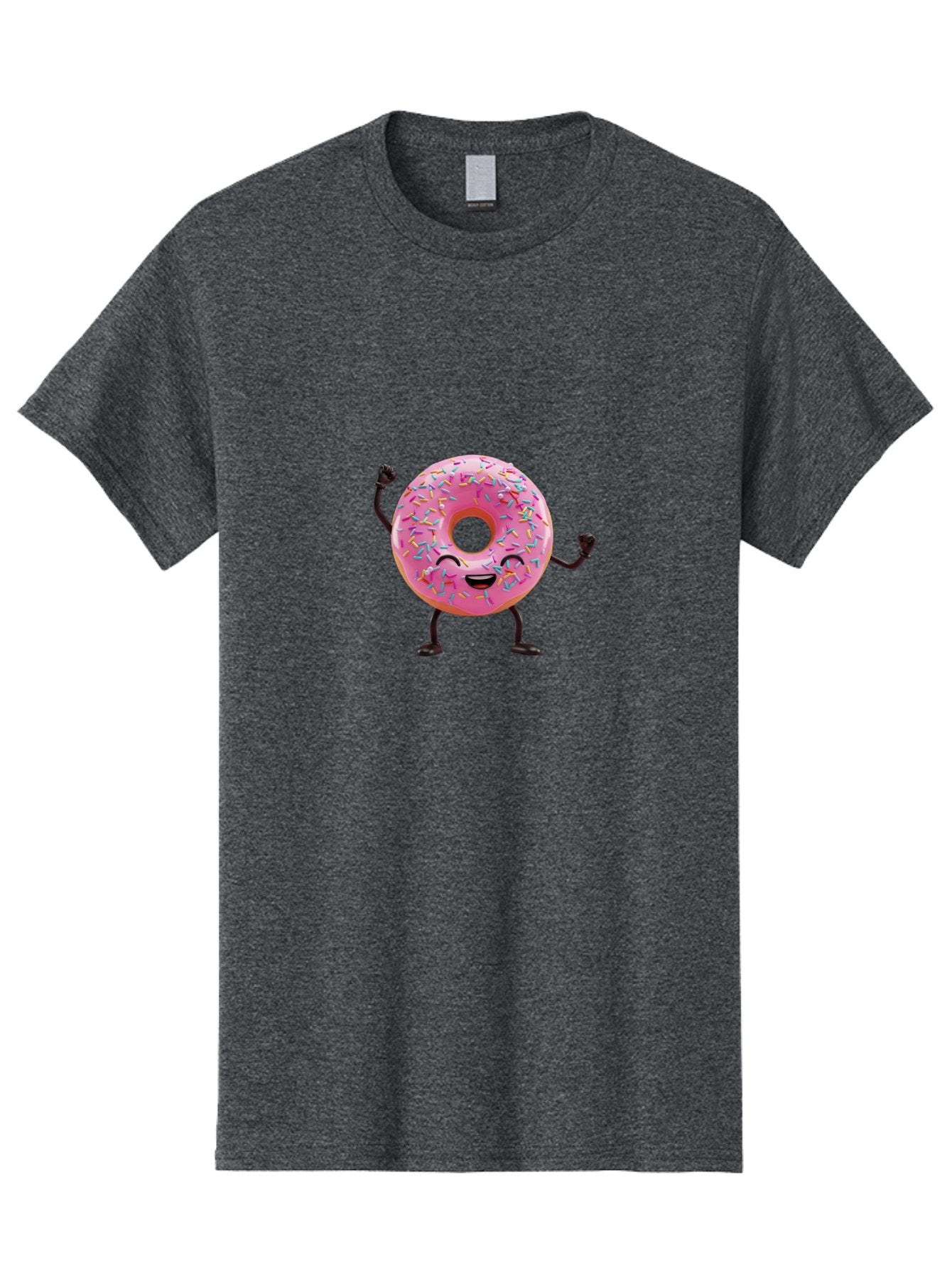 Pink-Donut-1 Men'S Graphic Tee, 100% Cotton, Comfortable Casual Summer Wear, Machine Washable, Vintage Camera, Old Camera, Antique Camera, Black Camera, Classic Photography, Photography Equipment, Nostalgic Device, Film Camera, Camera Art Bal097 3