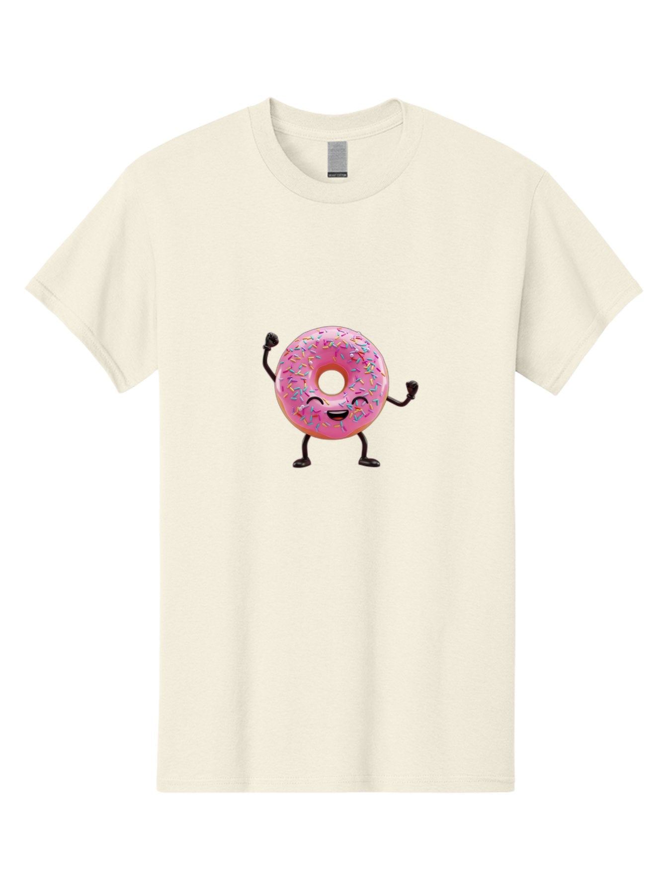 Pink-Donut-1 Men'S Graphic Tee, 100% Cotton, Comfortable Casual Summer Wear, Machine Washable, Vintage Camera, Old Camera, Antique Camera, Black Camera, Classic Photography, Photography Equipment, Nostalgic Device, Film Camera, Camera Art Bal097 15