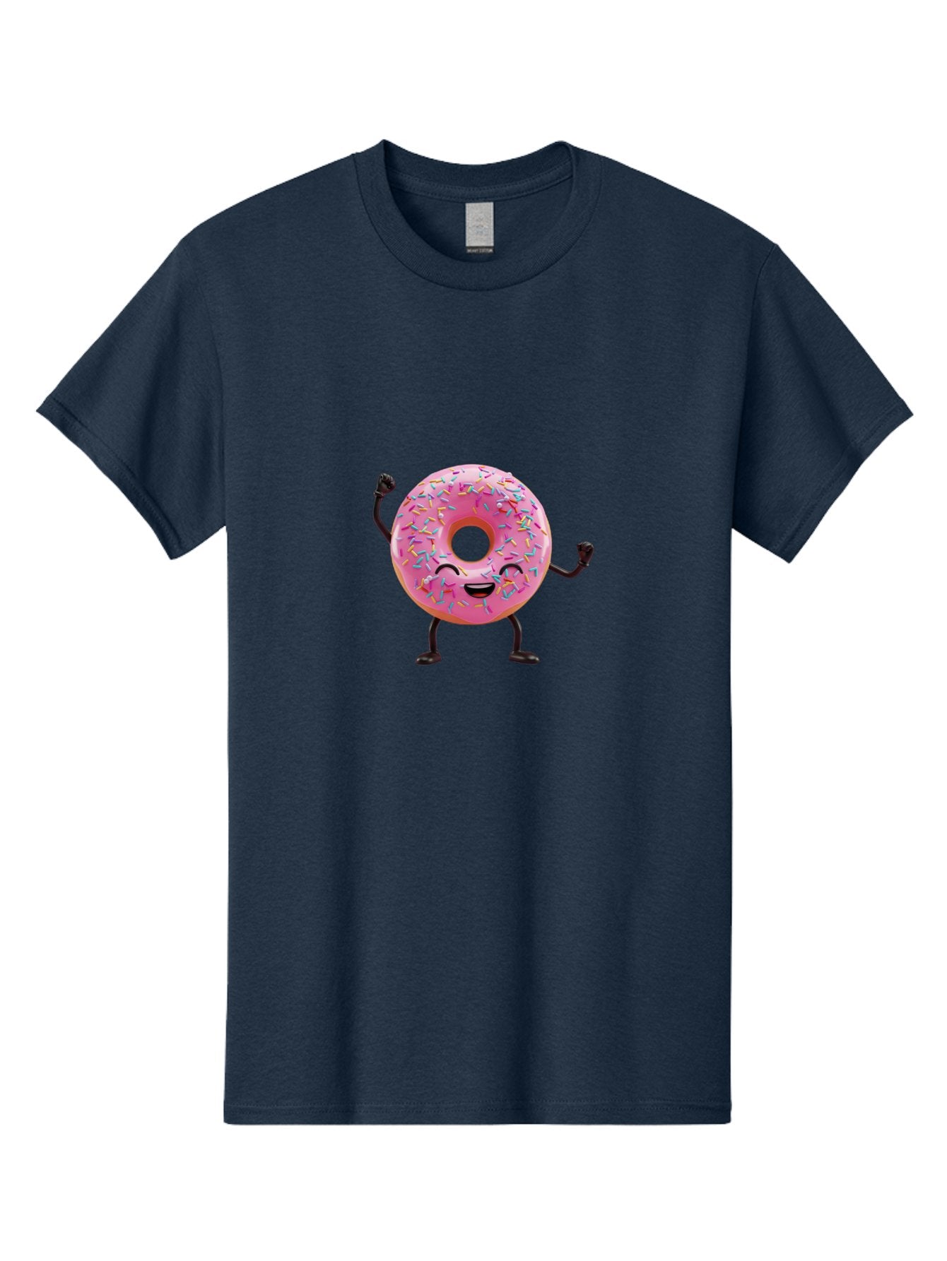 Pink-Donut-1 Men'S Graphic Tee, 100% Cotton, Comfortable Casual Summer Wear, Machine Washable, Vintage Camera, Old Camera, Antique Camera, Black Camera, Classic Photography, Photography Equipment, Nostalgic Device, Film Camera, Camera Art Bal097 11
