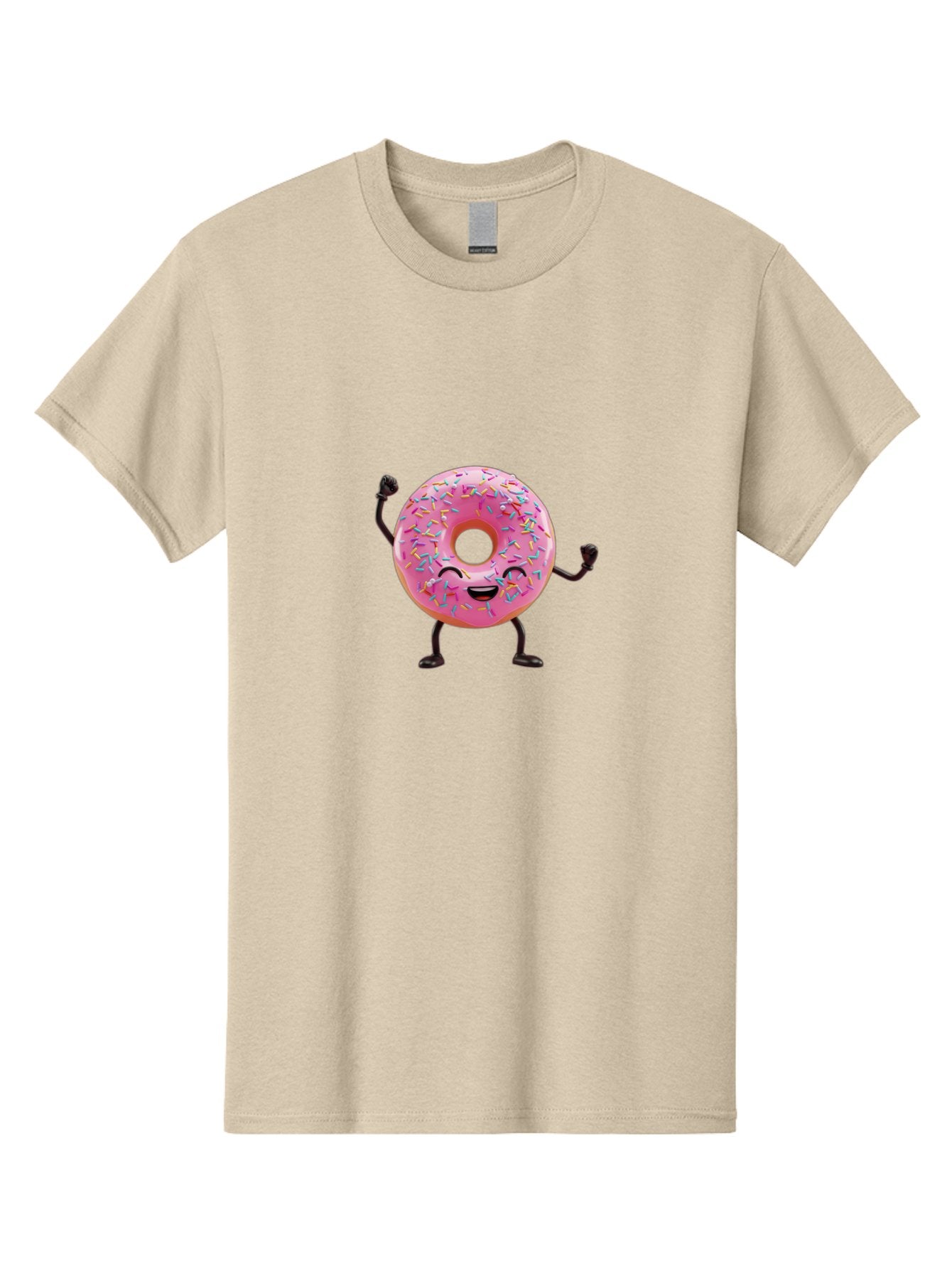 Pink-Donut-1 Men'S Graphic Tee, 100% Cotton, Comfortable Casual Summer Wear, Machine Washable, Vintage Camera, Old Camera, Antique Camera, Black Camera, Classic Photography, Photography Equipment, Nostalgic Device, Film Camera, Camera Art Bal097 5