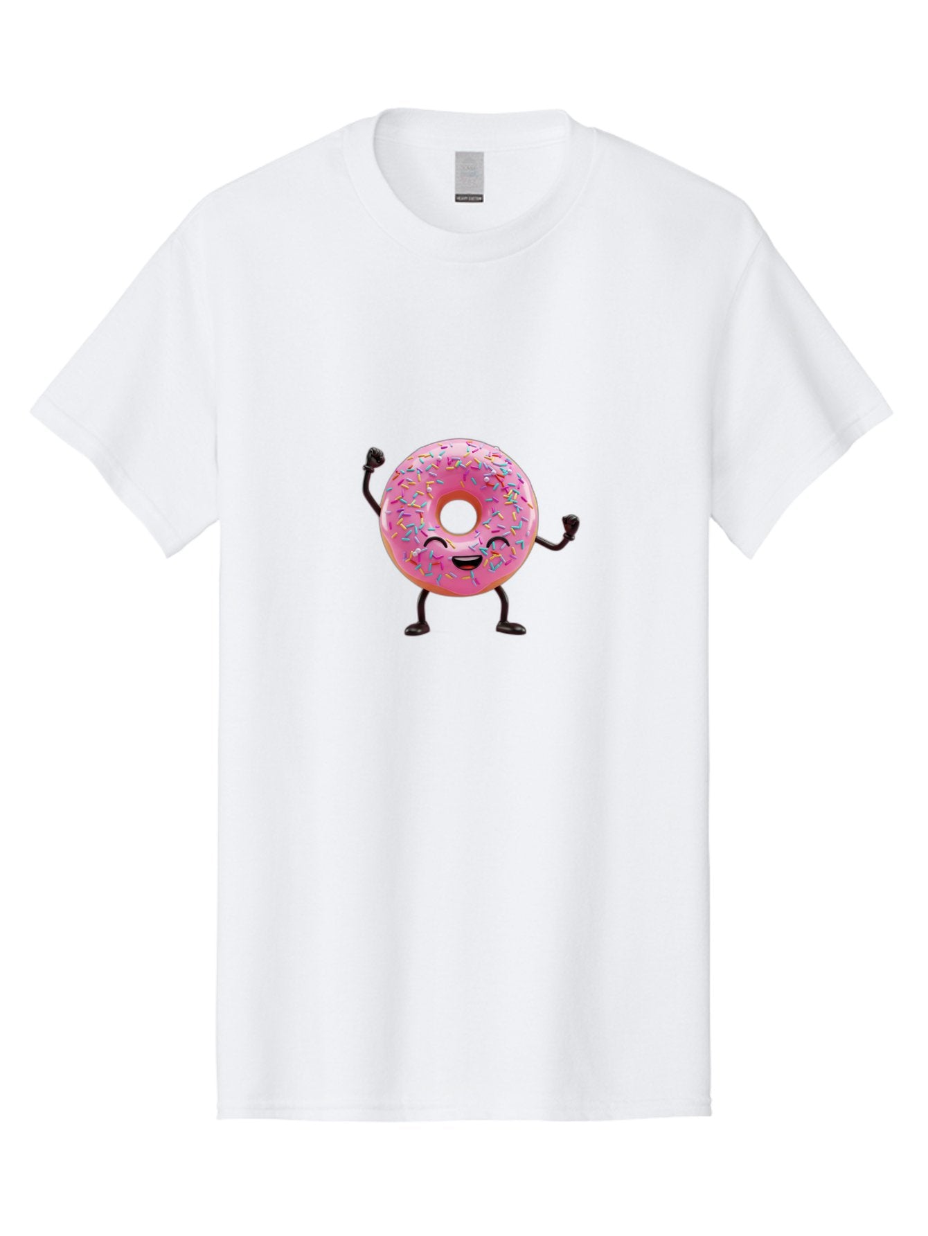 Pink-Donut-1 Men'S Graphic Tee, 100% Cotton, Comfortable Casual Summer Wear, Machine Washable, Vintage Camera, Old Camera, Antique Camera, Black Camera, Classic Photography, Photography Equipment, Nostalgic Device, Film Camera, Camera Art Bal097