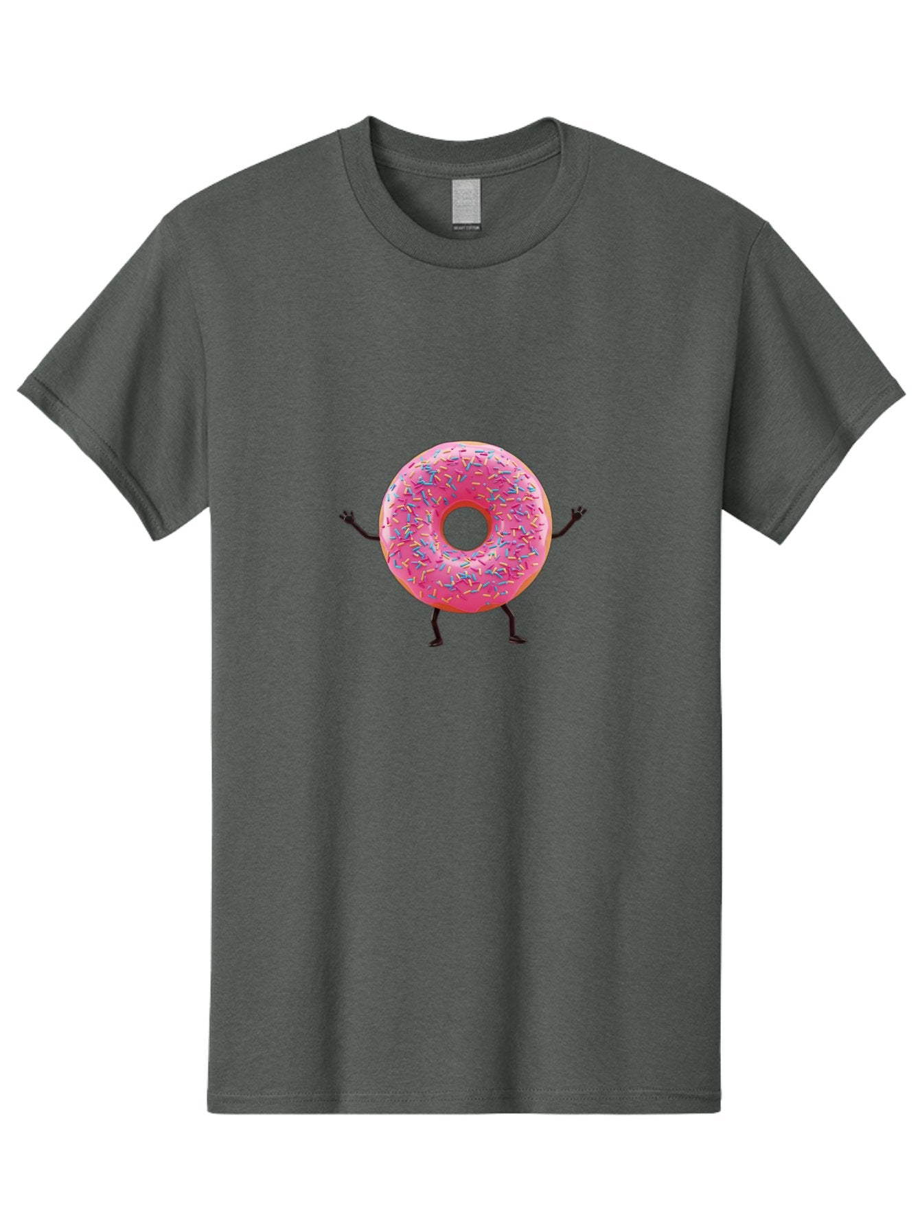 Pink-Donut Men'S Graphic Tee, 100% Cotton, Comfortable Casual Summer Wear, Machine Washable, Vintage Camera, Old Camera, Antique Camera, Black Camera, Classic Photography, Photography Equipment, Nostalgic Device, Film Camera, Camera Art Bal100
