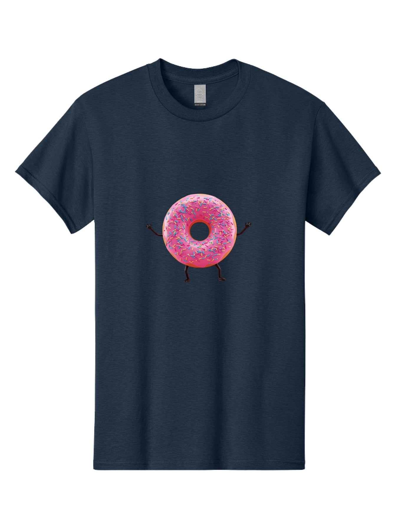 Pink-Donut Men'S Graphic Tee, 100% Cotton, Comfortable Casual Summer Wear, Machine Washable, Vintage Camera, Old Camera, Antique Camera, Black Camera, Classic Photography, Photography Equipment, Nostalgic Device, Film Camera, Camera Art Bal100 3