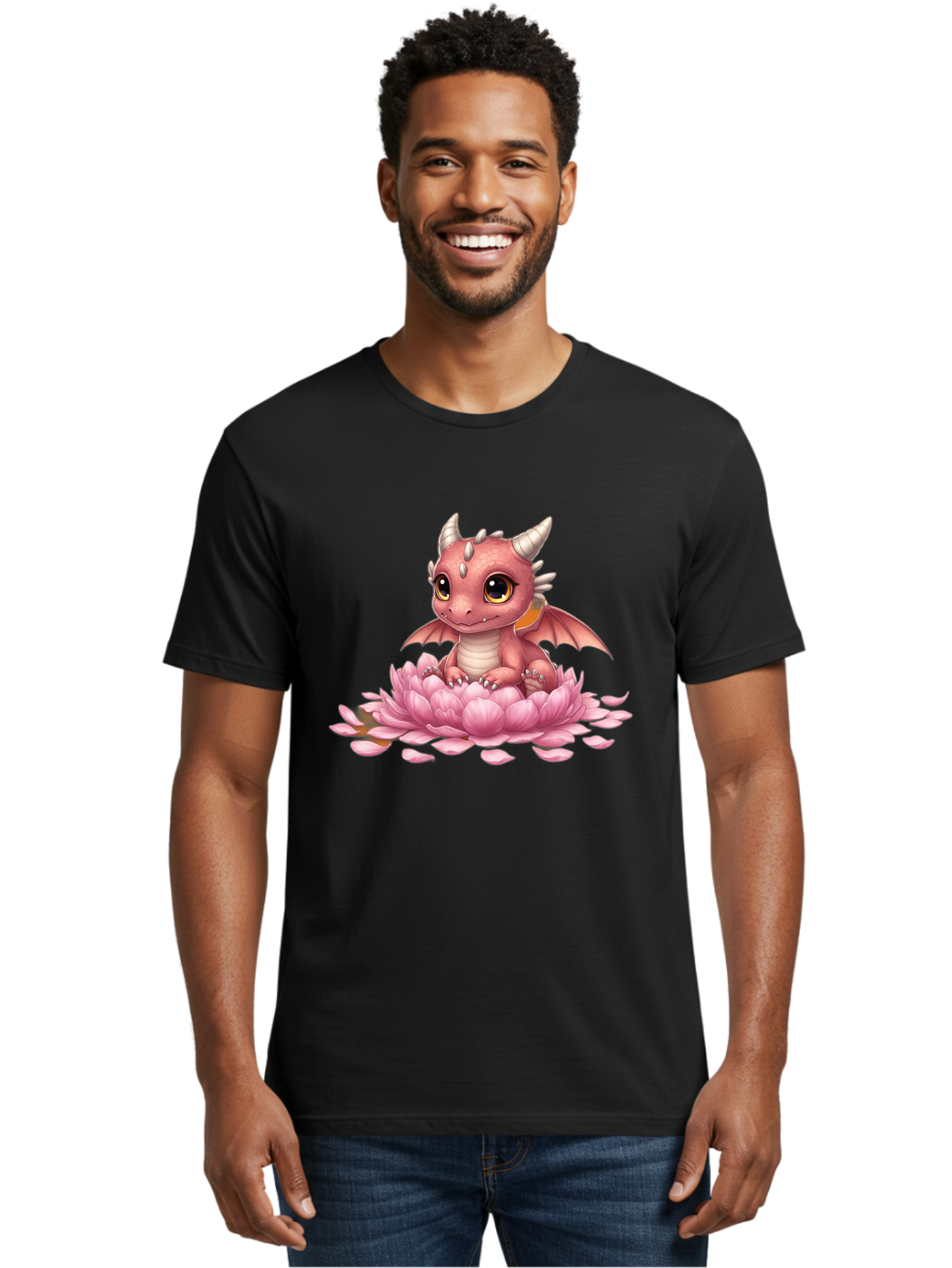 Pink-Dragon-On-Flower Men'S Graphic Tee, 100% Cotton, Comfortable Casual Summer Wear, Machine Washable, Vintage Camera, Old Camera, Antique Camera, Black Camera, Classic Photography, Photography Equipment, Nostalgic Device, Film Camera, Bal106 24