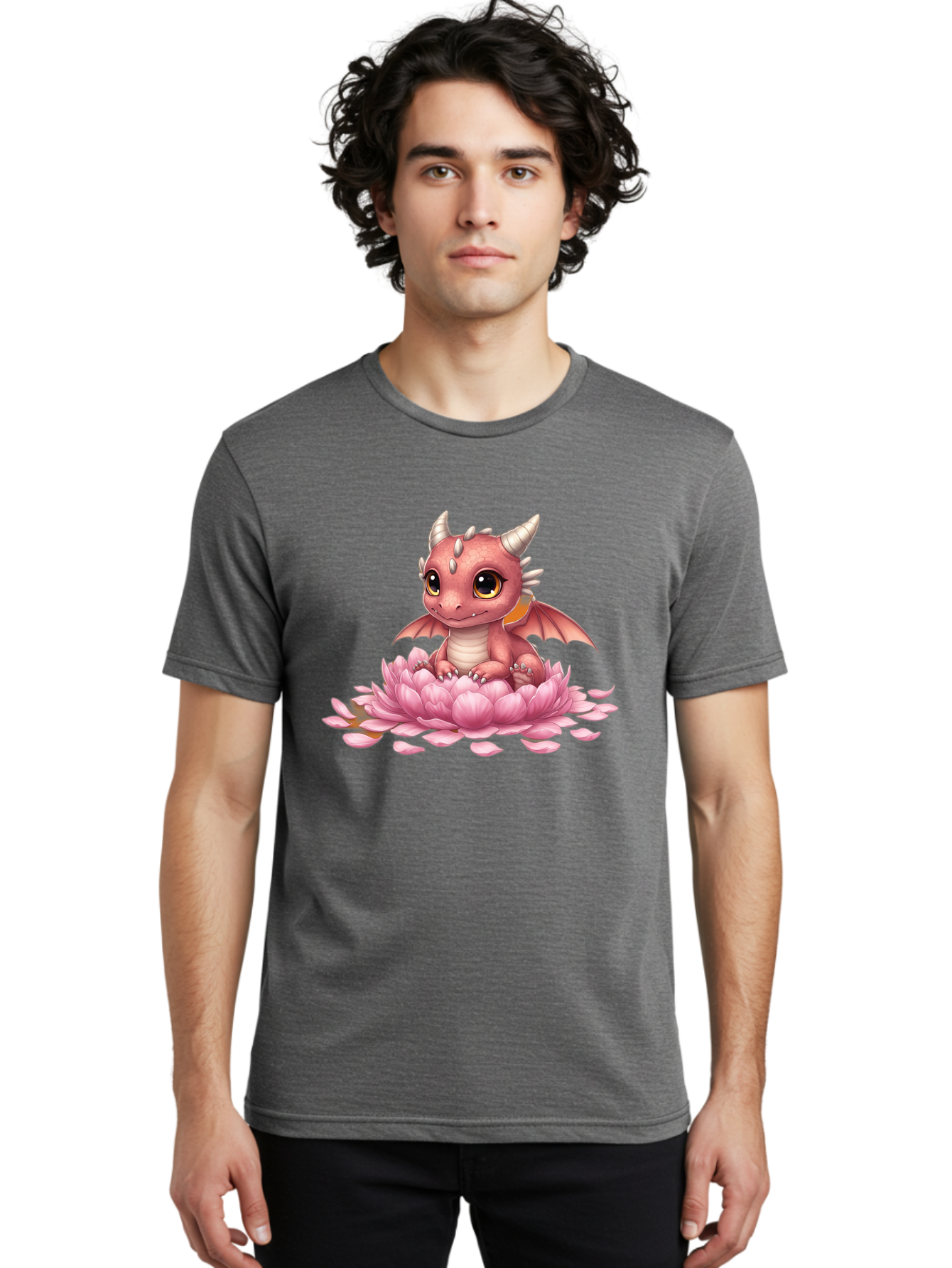 Pink-Dragon-On-Flower Men'S Graphic Tee, 100% Cotton, Comfortable Casual Summer Wear, Machine Washable, Vintage Camera, Old Camera, Antique Camera, Black Camera, Classic Photography, Photography Equipment, Nostalgic Device, Film Camera, Bal106 28