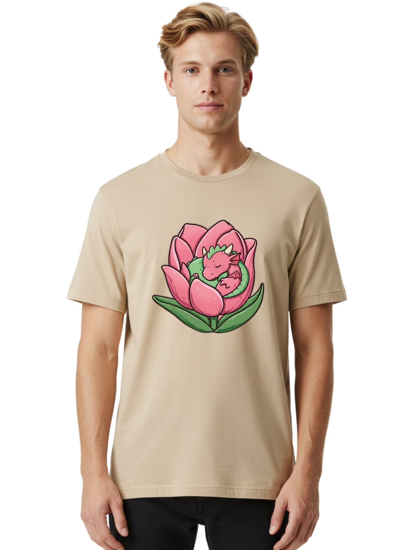 Pink-Dragon-Sleeping-In-Lotus-Flower Men'S Graphic Tee, 100% Cotton, Comfortable Casual Summer Wear, Machine Washable, Vintage Camera, Old Camera, Antique Camera, Black Camera, Classic Photography, Photography Equipment, Nostalgic Device, Bal107 26