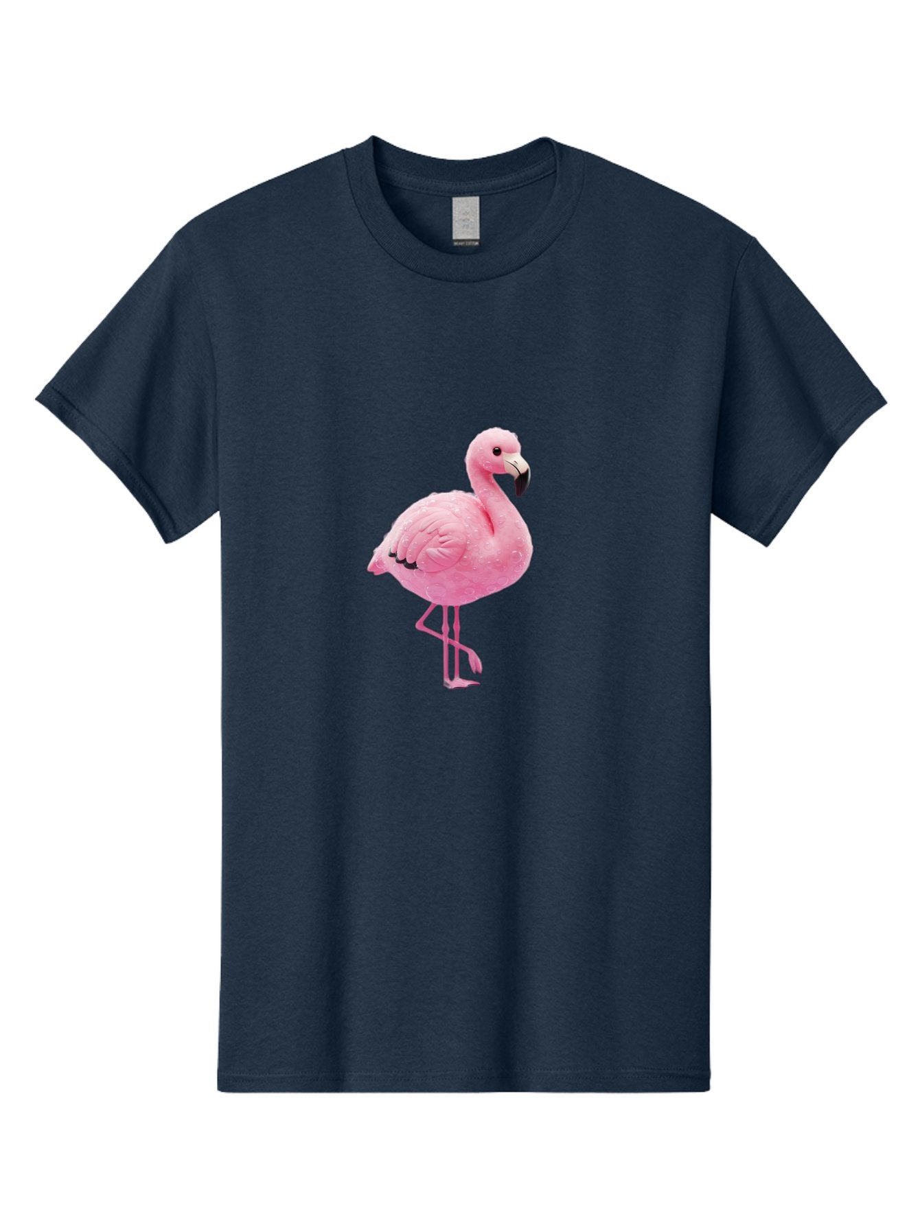 Pink-Flamingo-1 Men'S Graphic Tee, 100% Cotton, Comfortable Casual Summer Wear, Machine Washable, Vintage Camera, Old Camera, Antique Camera, Black Camera, Classic Photography, Photography Equipment, Nostalgic Device, Film Camera, Camera Art Bal113 3