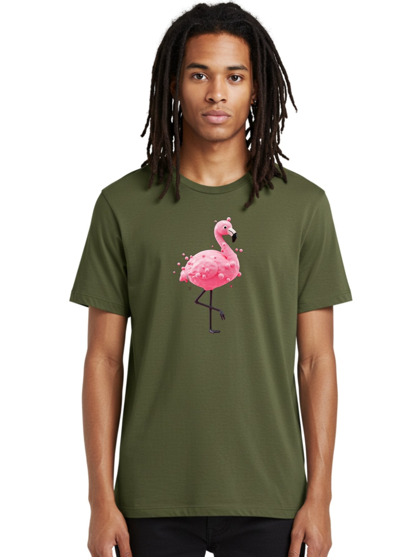 Pink-Flamingo-2 Men'S Graphic Tee, 100% Cotton, Comfortable Casual Summer Wear, Machine Washable, Vintage Camera, Old Camera, Antique Camera, Black Camera, Classic Photography, Photography Equipment, Nostalgic Device, Film Camera, Camera Art Bal115 21
