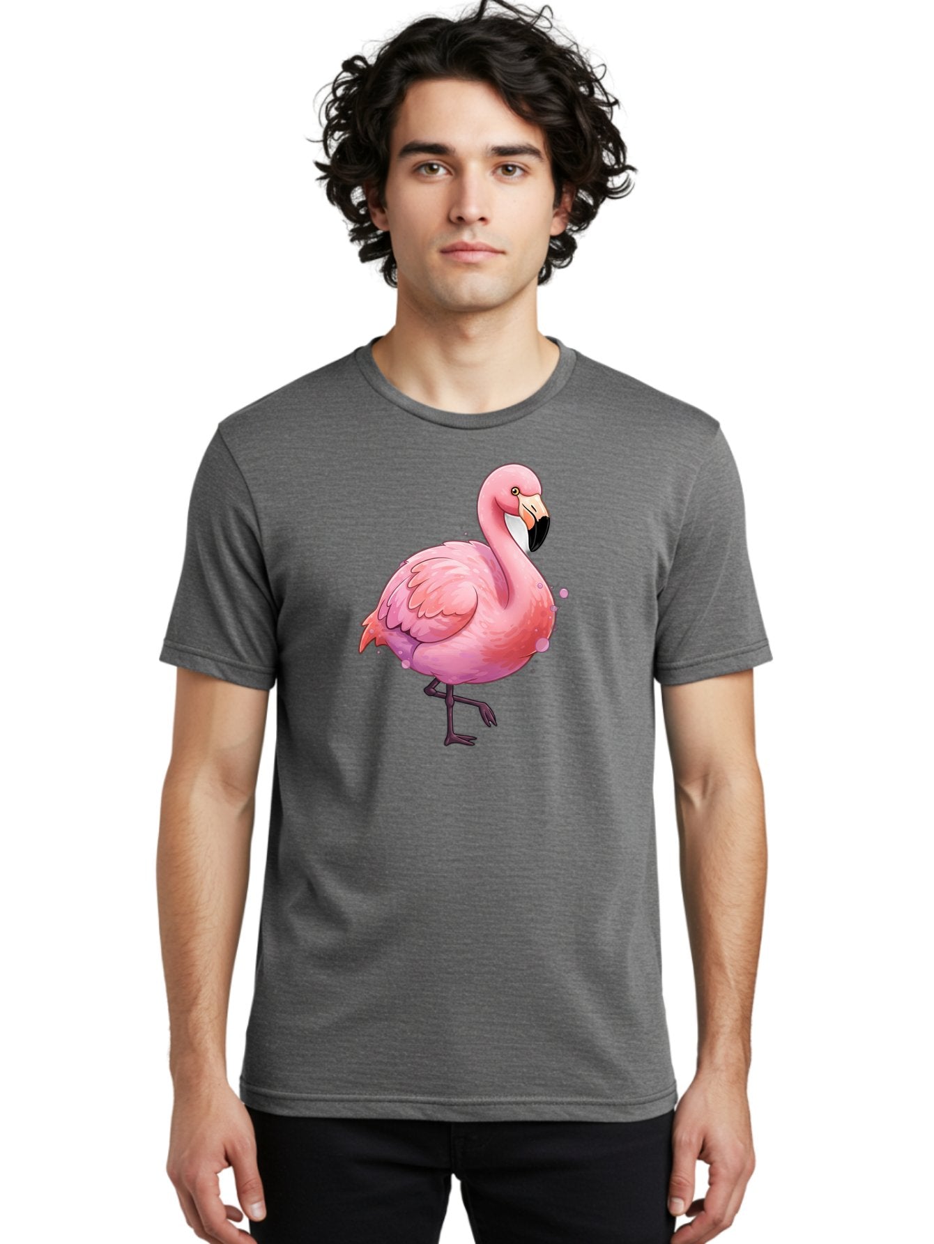 Pink-Flamingo-3 Men'S Graphic Tee, 100% Cotton, Comfortable Casual Summer Wear, Machine Washable, Vintage Camera, Old Camera, Antique Camera, Black Camera, Classic Photography, Photography Equipment, Nostalgic Device, Film Camera, Camera Art Bal116 28