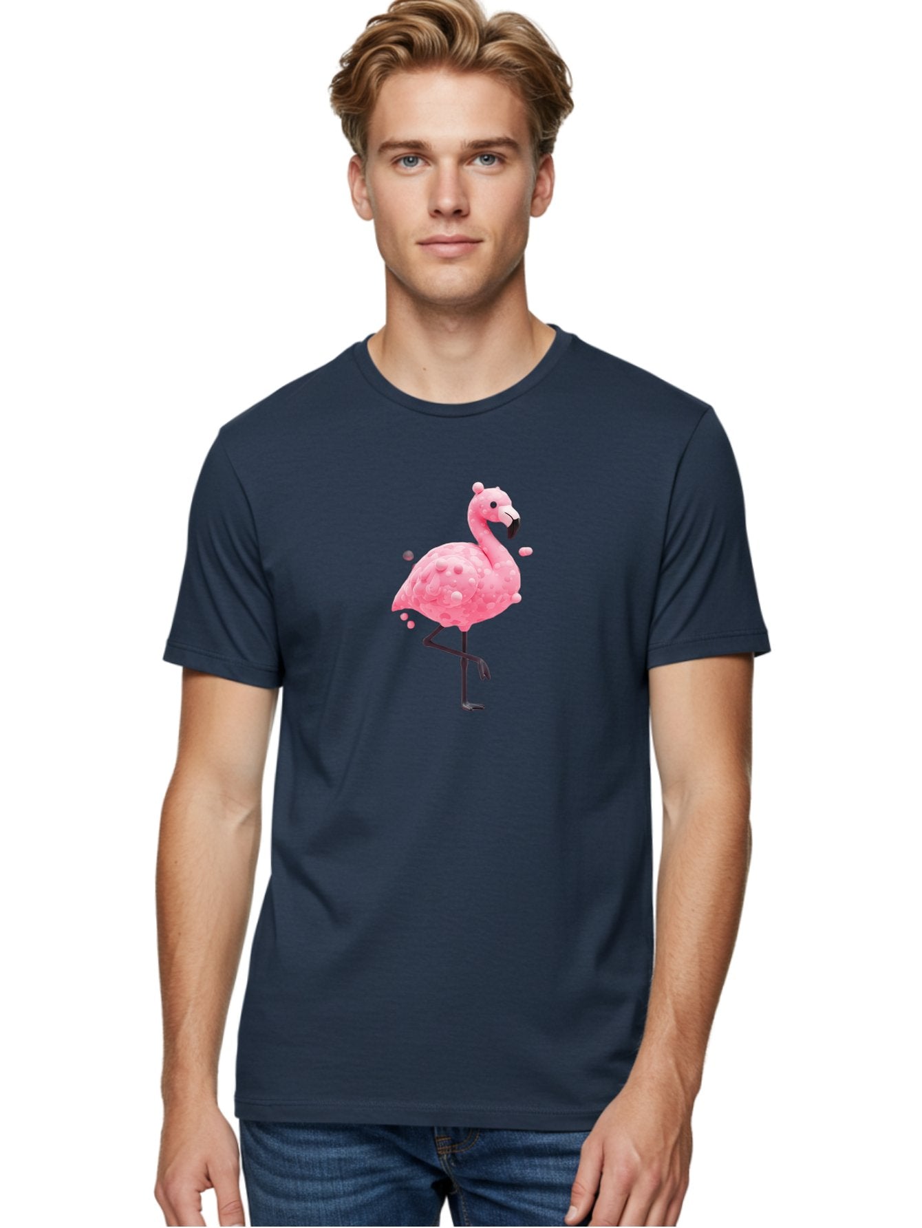Pink-Flamingo-5 Men'S Graphic Tee, 100% Cotton, Comfortable Casual Summer Wear, Machine Washable, Vintage Camera, Old Camera, Antique Camera, Black Camera, Classic Photography, Photography Equipment, Nostalgic Device, Film Camera, Camera Art Bal118 30