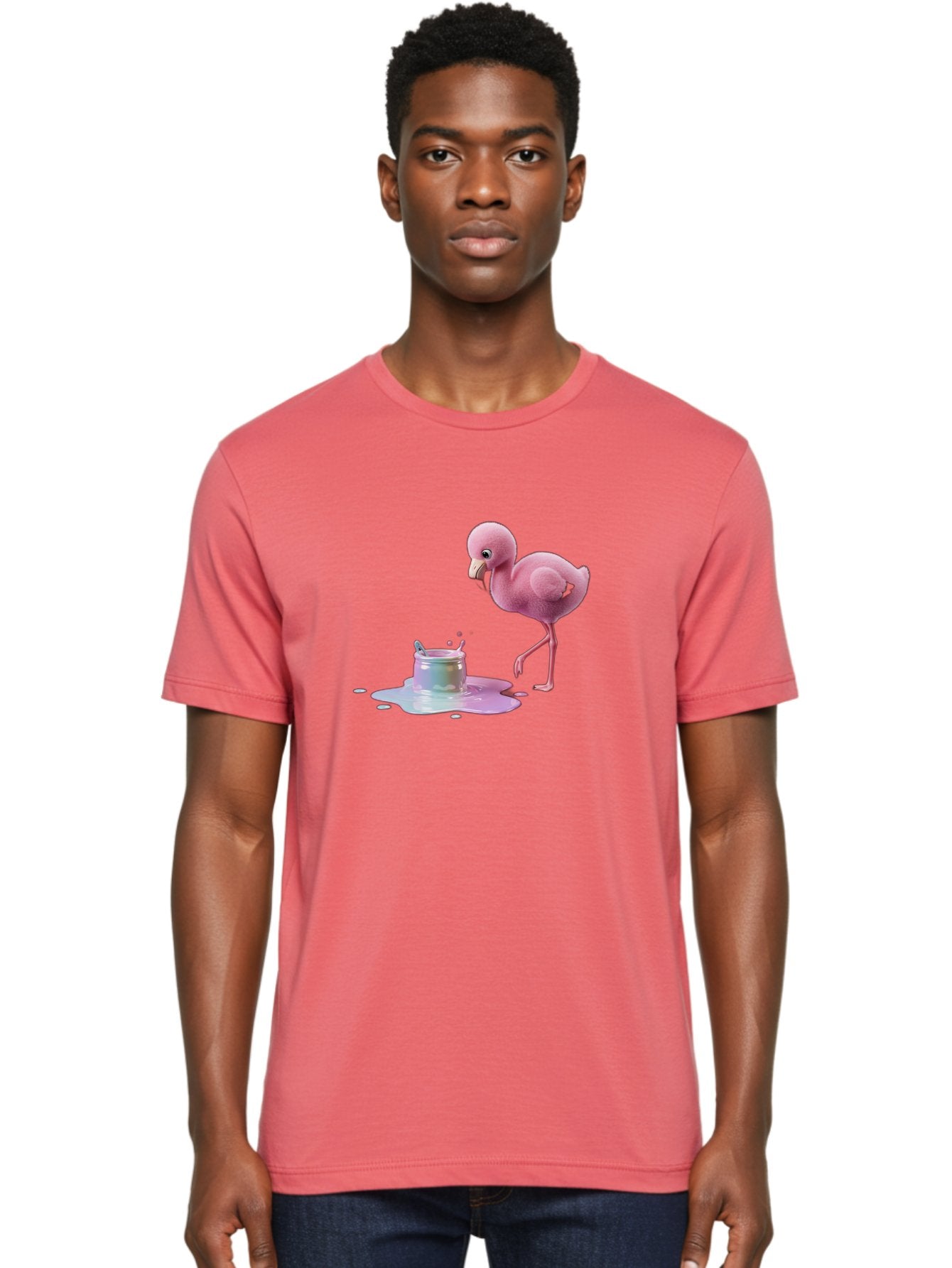 Pink-Flamingo-9 Men'S Graphic Tee, 100% Cotton, Comfortable Casual Summer Wear, Machine Washable, Vintage Camera, Old Camera, Antique Camera, Black Camera, Classic Photography, Photography Equipment, Nostalgic Device, Film Camera, Camera Art Bal122 19