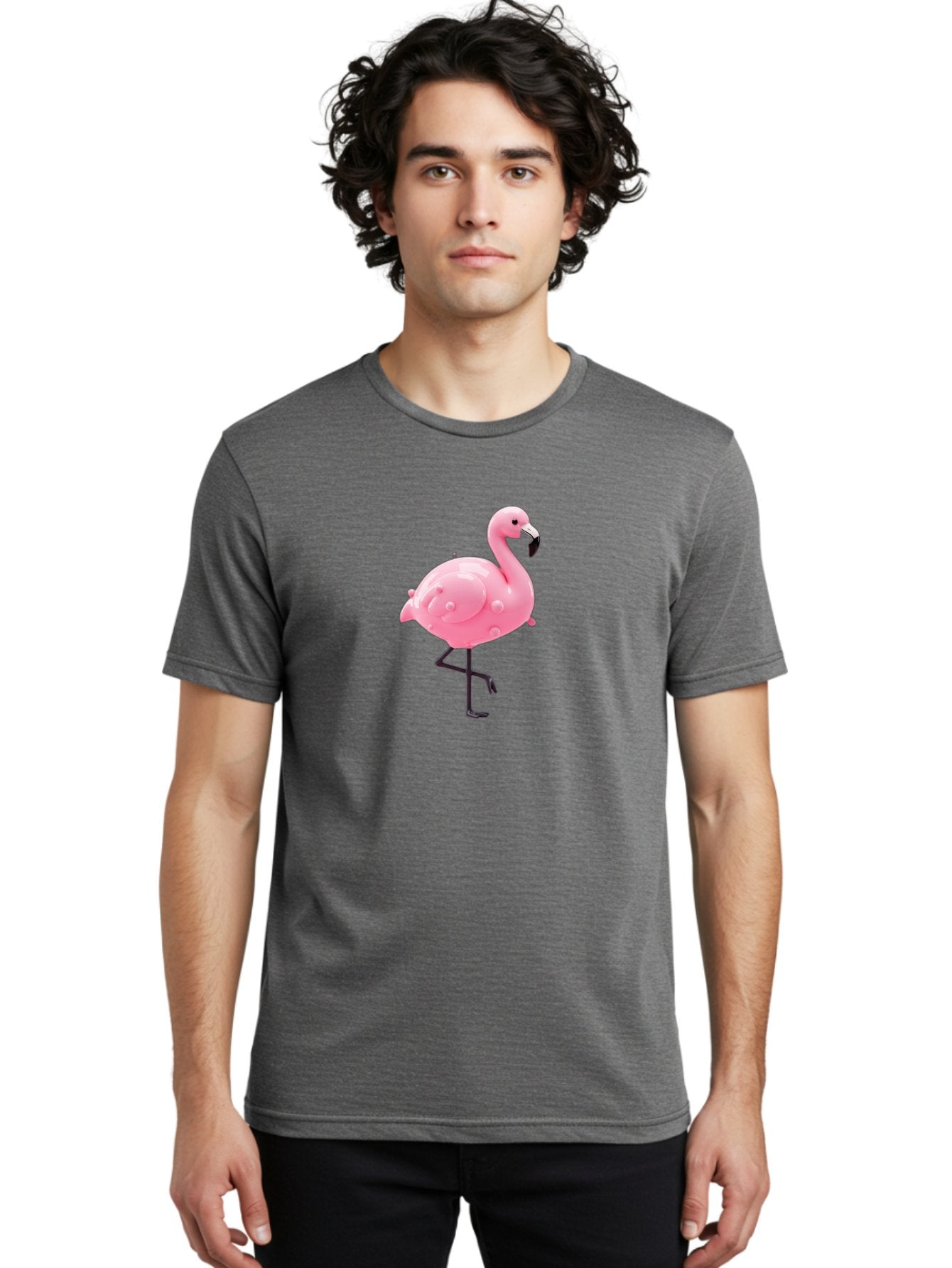 Pink-Flamingo Men'S Graphic Tee, 100% Cotton, Comfortable Casual Summer Wear, Machine Washable, Vintage Camera, Old Camera, Antique Camera, Black Camera, Classic Photography, Photography Equipment, Nostalgic Device, Film Camera, Camera Art Bal123 25