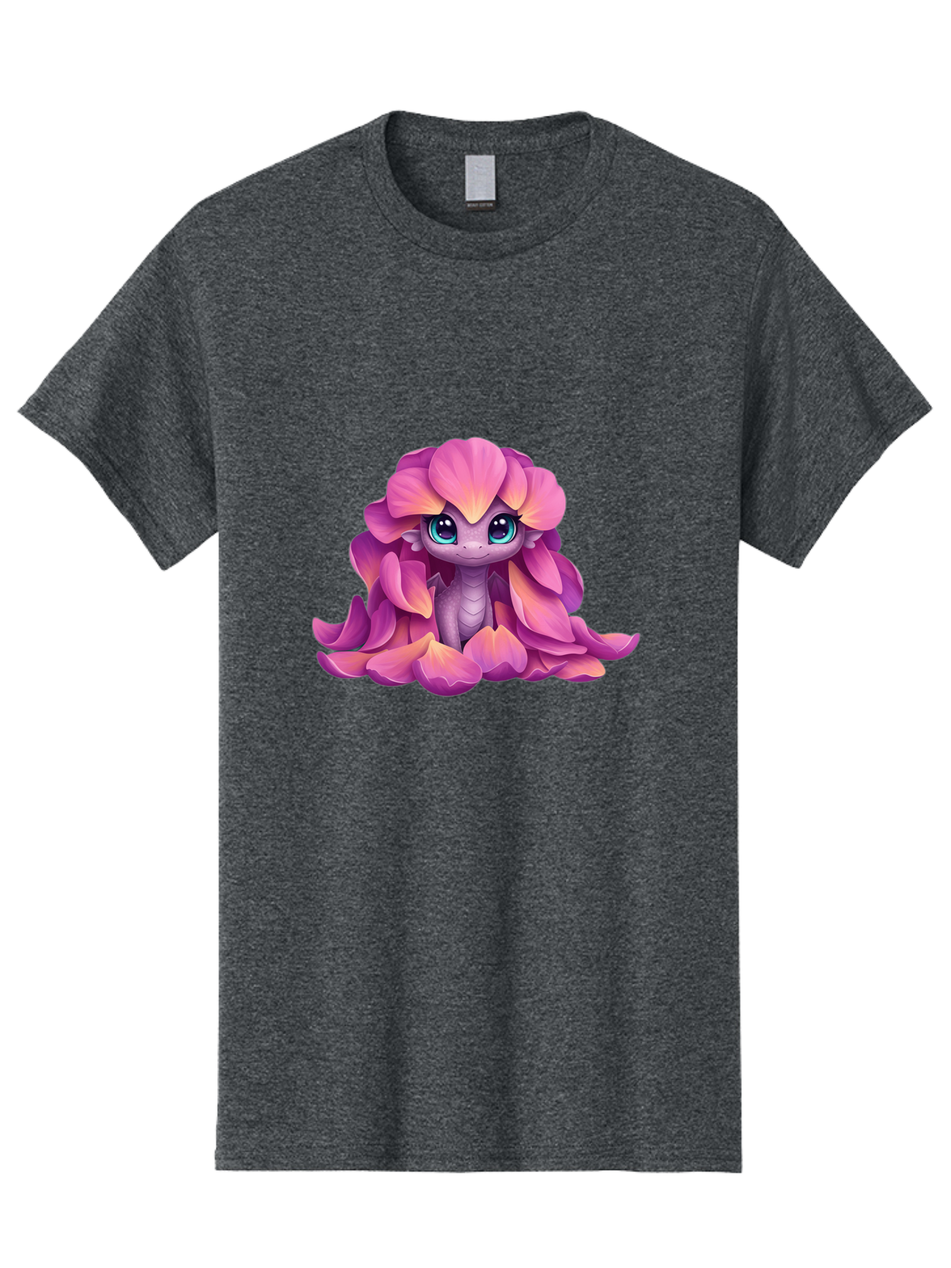 Pink-Flower-Dragon Men'S Graphic Tee, 100% Cotton, Comfortable Casual Summer Wear, Machine Washable, Vintage Camera, Old Camera, Antique Camera, Black Camera, Classic Photography, Photography Equipment, Nostalgic Device, Film Camera, Bal124