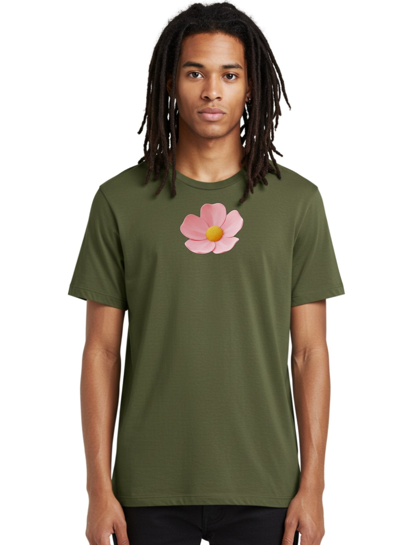 Pink-Flower Men'S Graphic Tee, 100% Cotton, Comfortable Casual Summer Wear, Machine Washable, Vintage Camera, Old Camera, Antique Camera, Black Camera, Classic Photography, Photography Equipment, Nostalgic Device, Film Camera, Camera Art Bal126 21