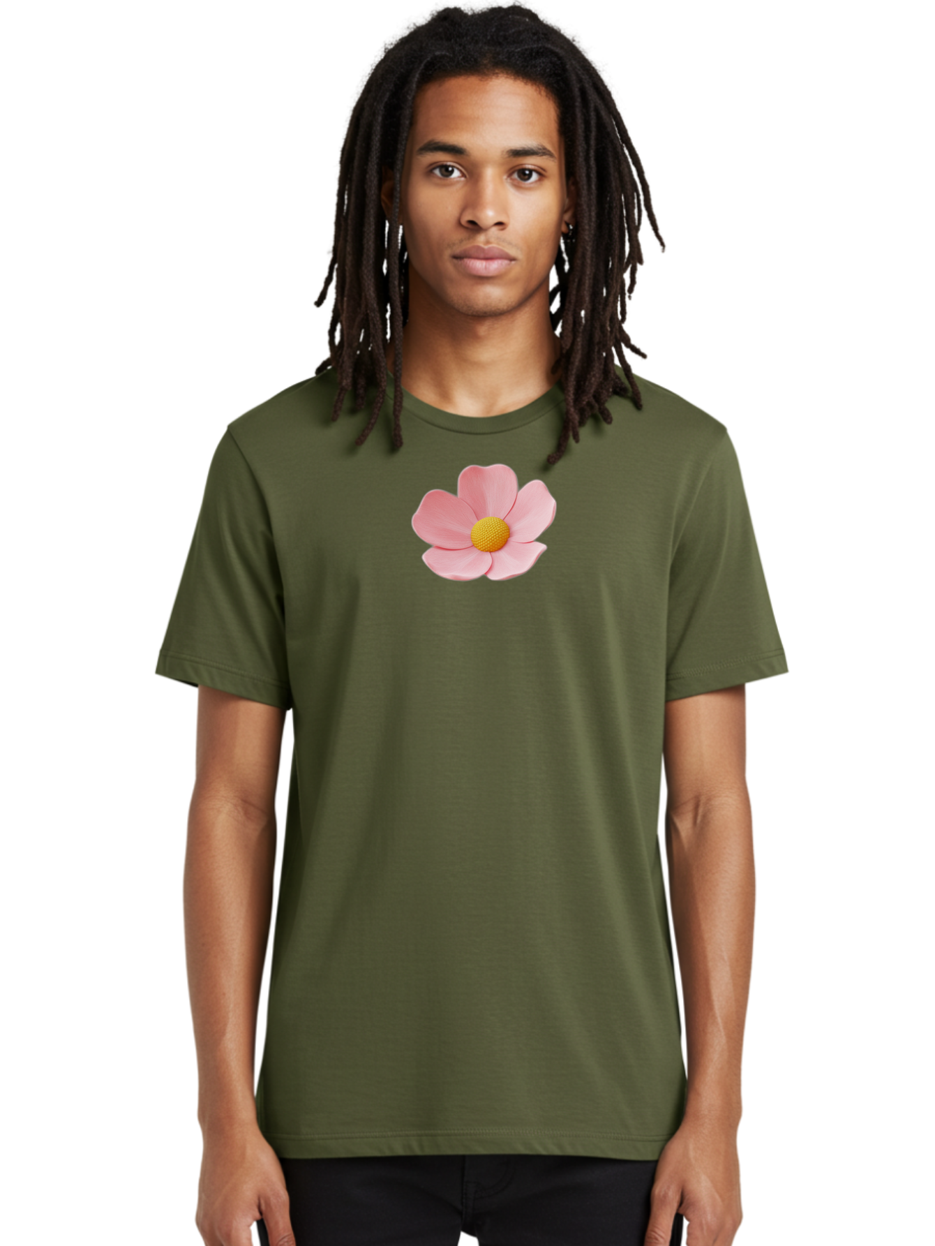 Pink-Flower Men'S Graphic Tee, 100% Cotton, Comfortable Casual Summer Wear, Machine Washable, Vintage Camera, Old Camera, Antique Camera, Black Camera, Classic Photography, Photography Equipment, Nostalgic Device, Film Camera, Camera Art Bal126 25