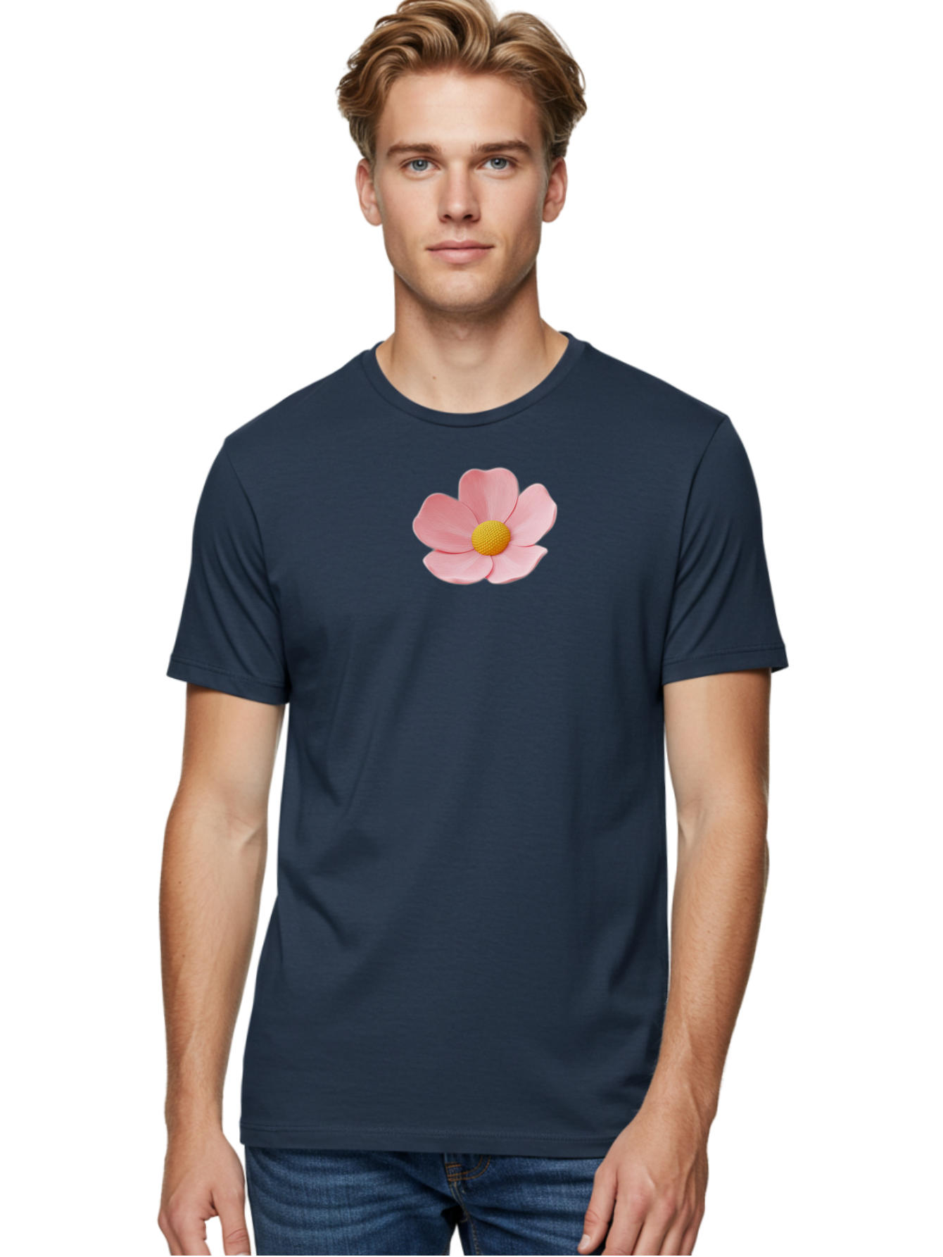 Pink-Flower Men'S Graphic Tee, 100% Cotton, Comfortable Casual Summer Wear, Machine Washable, Vintage Camera, Old Camera, Antique Camera, Black Camera, Classic Photography, Photography Equipment, Nostalgic Device, Film Camera, Camera Art Bal126 22