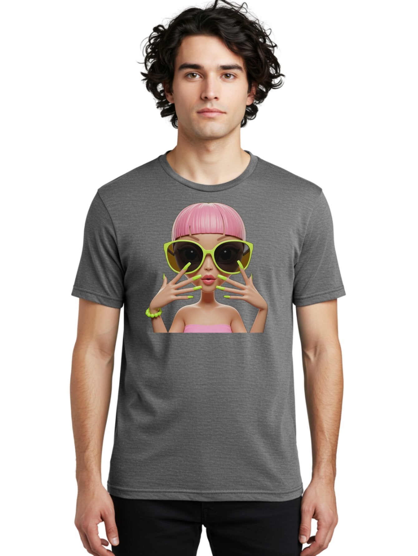 Pink-Hair-Doll Men'S Graphic Tee, 100% Cotton, Comfortable Casual Summer Wear, Machine Washable, Vintage Camera, Old Camera, Antique Camera, Black Camera, Classic Photography, Photography Equipment, Nostalgic Device, Film Camera, Camera Art Bal129 26