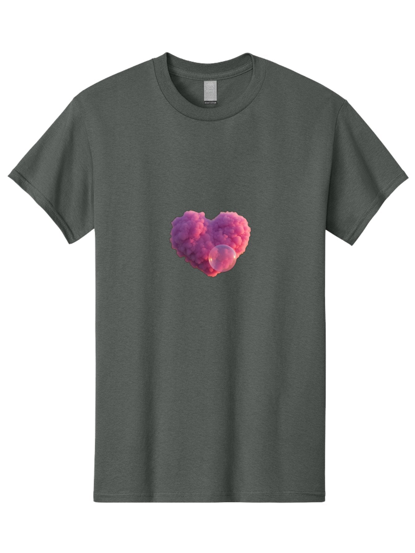 Pink-Heart-With-Bubble Men'S Graphic Tee, 100% Cotton, Comfortable Casual Summer Wear, Machine Washable, Vintage Camera, Old Camera, Antique Camera, Black Camera, Classic Photography, Photography Equipment, Nostalgic Device, Film Camera, Bal132 9
