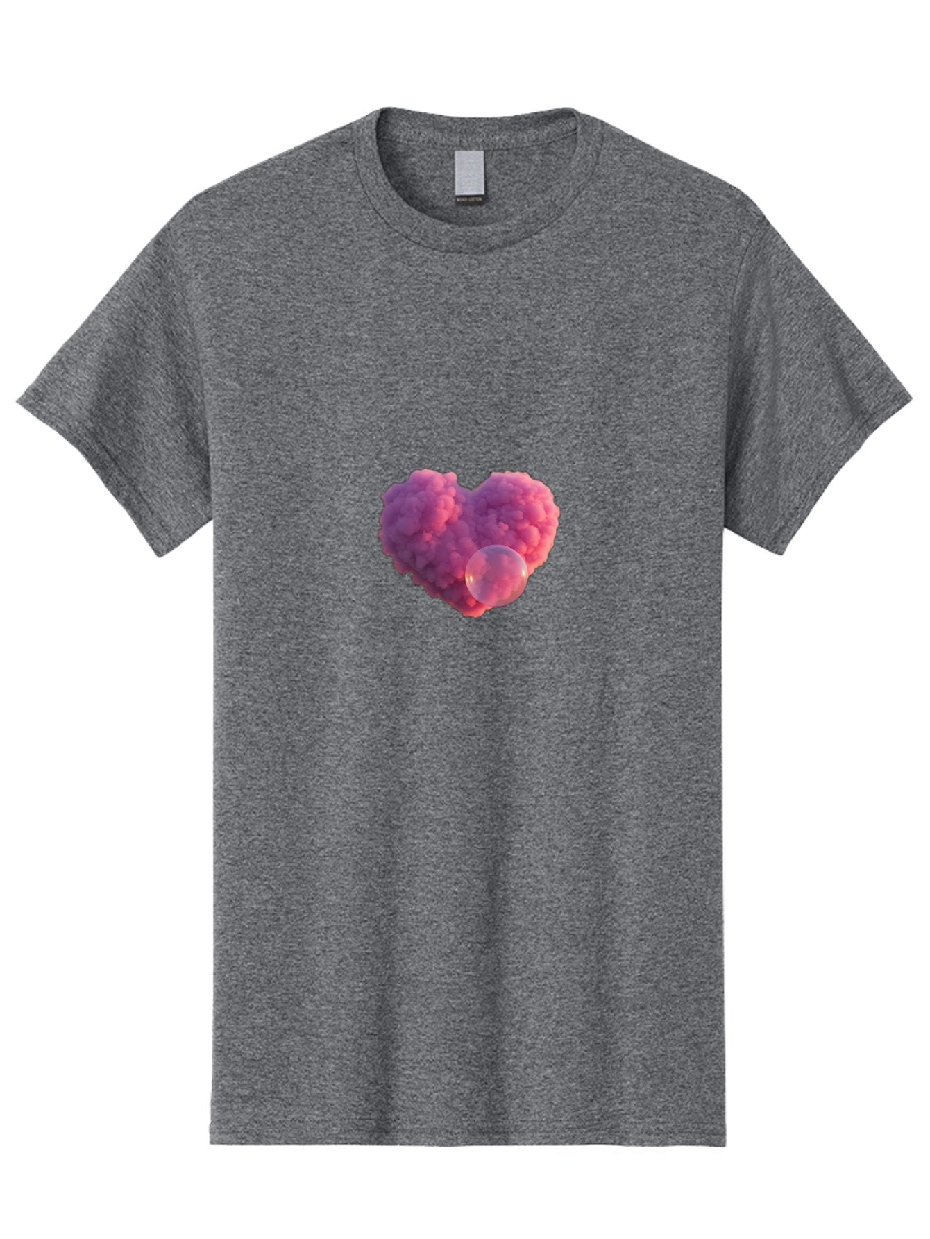 Pink-Heart-With-Bubble Men'S Graphic Tee, 100% Cotton, Comfortable Casual Summer Wear, Machine Washable, Vintage Camera, Old Camera, Antique Camera, Black Camera, Classic Photography, Photography Equipment, Nostalgic Device, Film Camera, Bal132 6