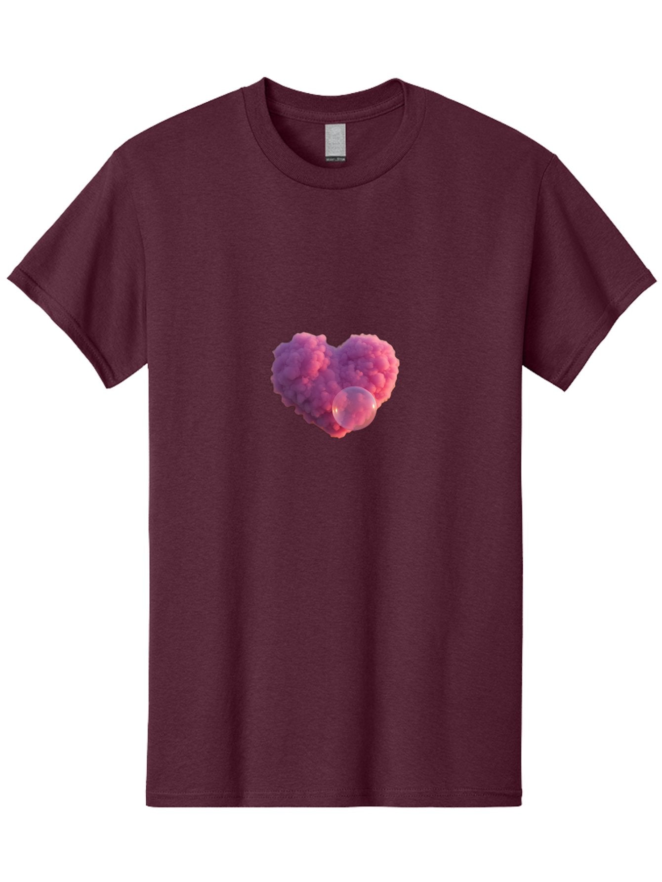 Pink-Heart-With-Bubble Men'S Graphic Tee, 100% Cotton, Comfortable Casual Summer Wear, Machine Washable, Vintage Camera, Old Camera, Antique Camera, Black Camera, Classic Photography, Photography Equipment, Nostalgic Device, Film Camera, Bal132 8