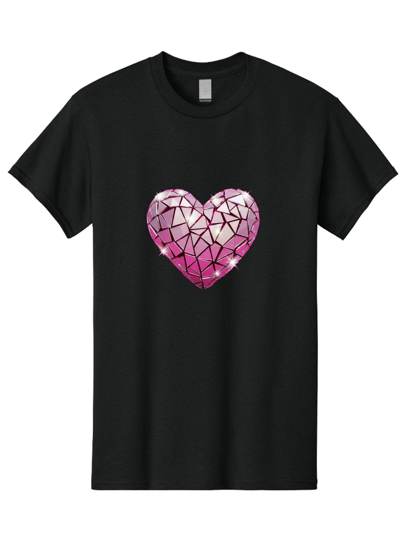 Pink-Mosaic-Heart Men'S Graphic Tee, 100% Cotton, Comfortable Casual Summer Wear, Machine Washable, Vintage Camera, Old Camera, Antique Camera, Black Camera, Classic Photography, Photography Equipment, Nostalgic Device, Film Camera, Camera Art Bal134 8