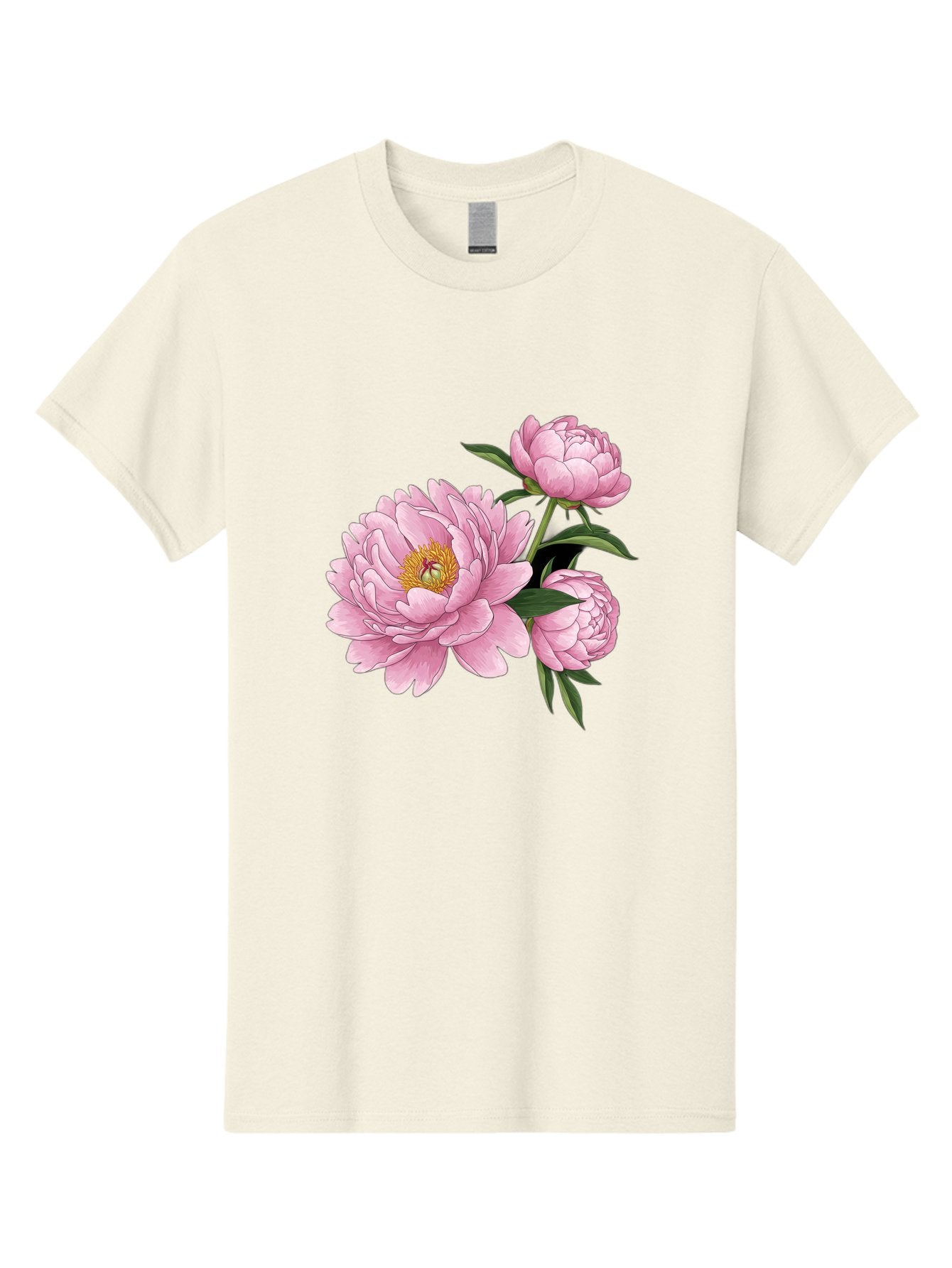 Pink-Peonies-1 Men'S Graphic Tee, 100% Cotton, Comfortable Casual Summer Wear, Machine Washable, Vintage Camera, Old Camera, Antique Camera, Black Camera, Classic Photography, Photography Equipment, Nostalgic Device, Film Camera, Camera Art Bal135 12