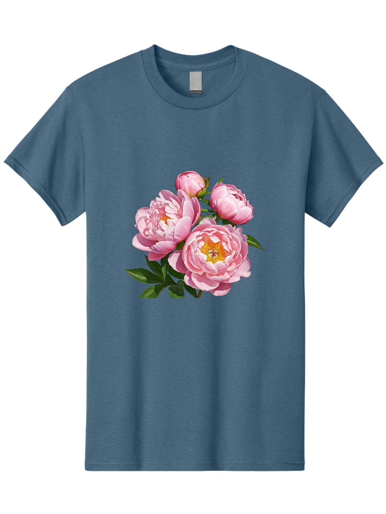 Pink-Peonies-2 Men'S Graphic Tee, 100% Cotton, Comfortable Casual Summer Wear, Machine Washable, Vintage Camera, Old Camera, Antique Camera, Black Camera, Classic Photography, Photography Equipment, Nostalgic Device, Film Camera, Camera Art Bal136 8