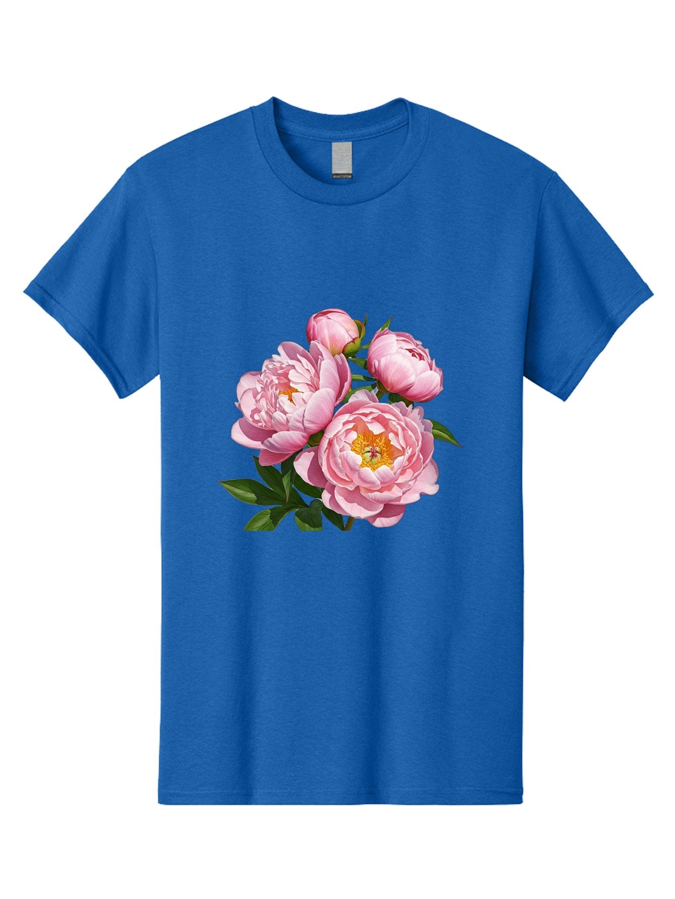 Pink-Peonies-2 Men'S Graphic Tee, 100% Cotton, Comfortable Casual Summer Wear, Machine Washable, Vintage Camera, Old Camera, Antique Camera, Black Camera, Classic Photography, Photography Equipment, Nostalgic Device, Film Camera, Camera Art Bal136 10