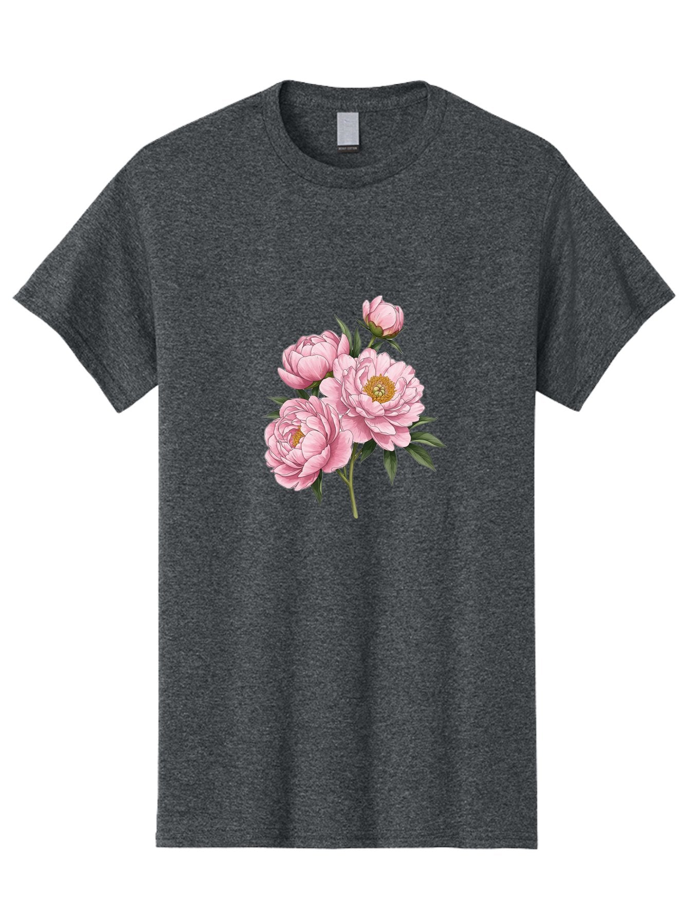 Pink-Peonies-3 Men'S Graphic Tee, 100% Cotton, Comfortable Casual Summer Wear, Machine Washable, Vintage Camera, Old Camera, Antique Camera, Black Camera, Classic Photography, Photography Equipment, Nostalgic Device, Film Camera, Camera Art Bal137 13