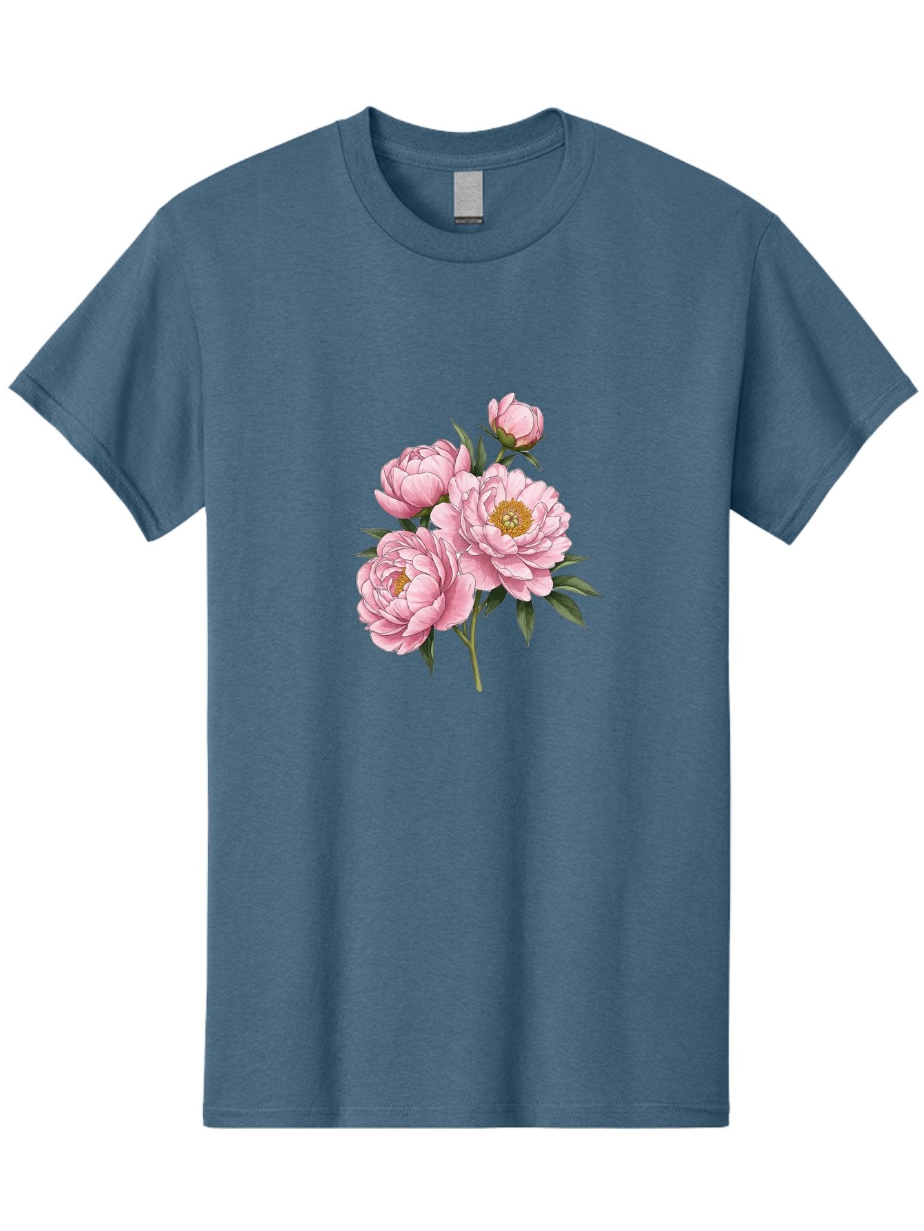 Pink-Peonies-3 Men'S Graphic Tee, 100% Cotton, Comfortable Casual Summer Wear, Machine Washable, Vintage Camera, Old Camera, Antique Camera, Black Camera, Classic Photography, Photography Equipment, Nostalgic Device, Film Camera, Camera Art Bal137 5