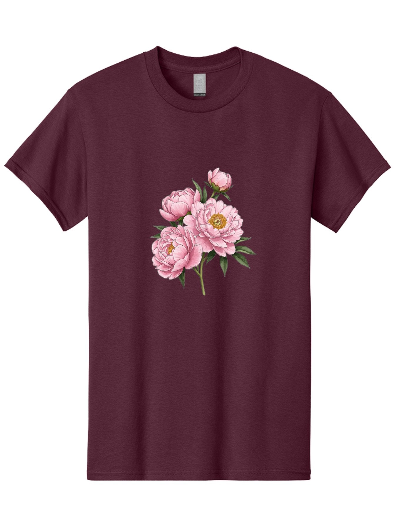 Pink-Peonies-3 Men'S Graphic Tee, 100% Cotton, Comfortable Casual Summer Wear, Machine Washable, Vintage Camera, Old Camera, Antique Camera, Black Camera, Classic Photography, Photography Equipment, Nostalgic Device, Film Camera, Camera Art Bal137 8