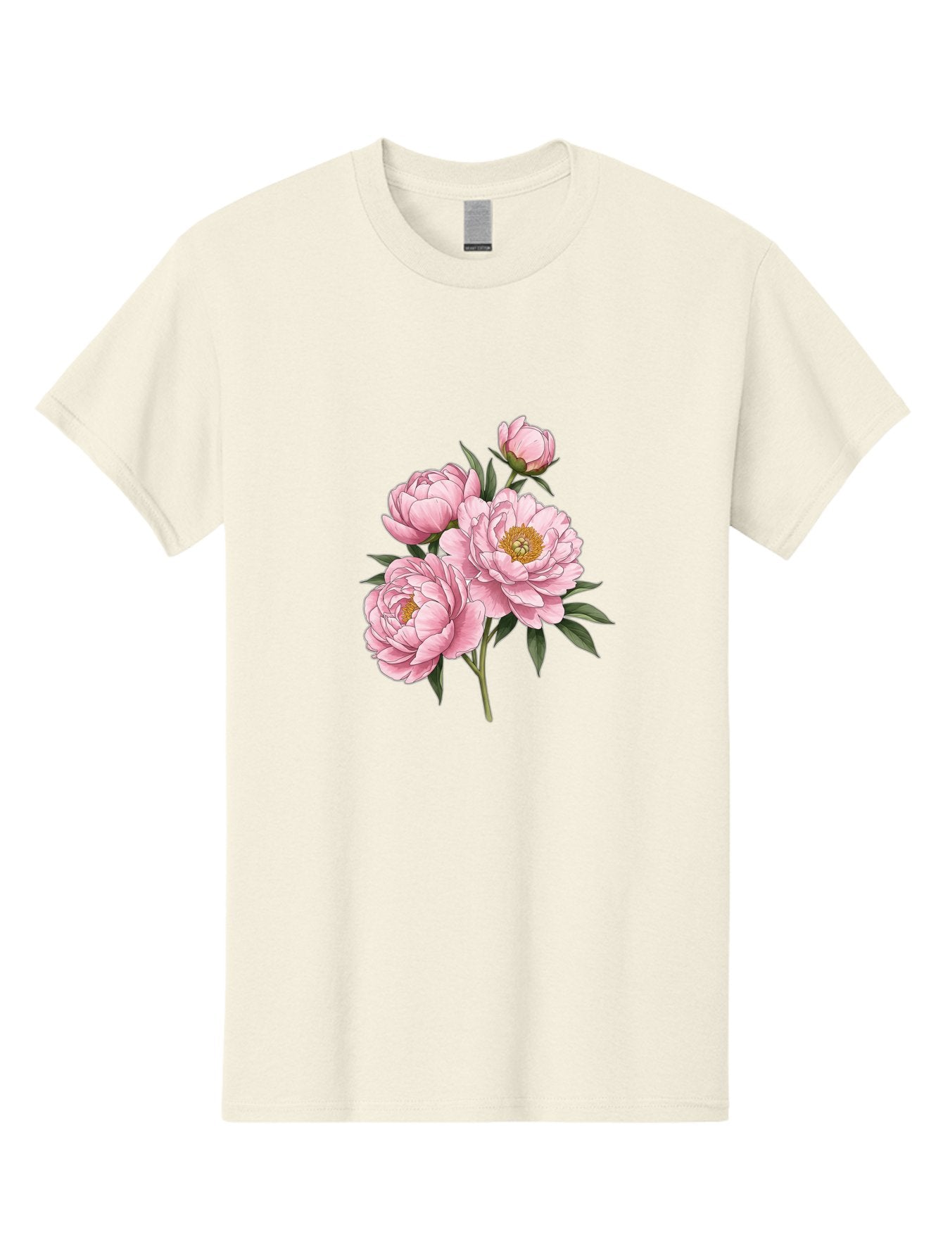 Pink-Peonies-3 Men'S Graphic Tee, 100% Cotton, Comfortable Casual Summer Wear, Machine Washable, Vintage Camera, Old Camera, Antique Camera, Black Camera, Classic Photography, Photography Equipment, Nostalgic Device, Film Camera, Camera Art Bal137